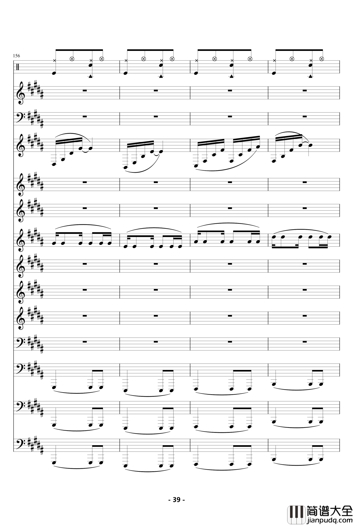 魔法城堡_钢琴谱_伴奏_TFboys