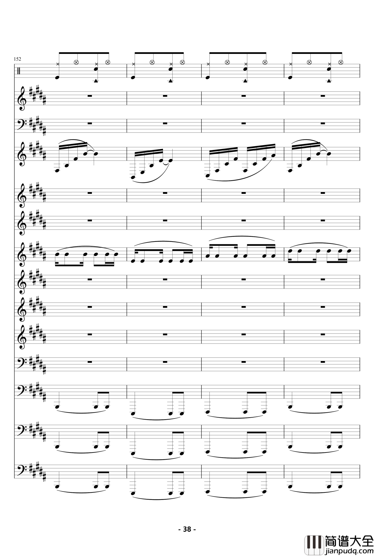 魔法城堡_钢琴谱_伴奏_TFboys