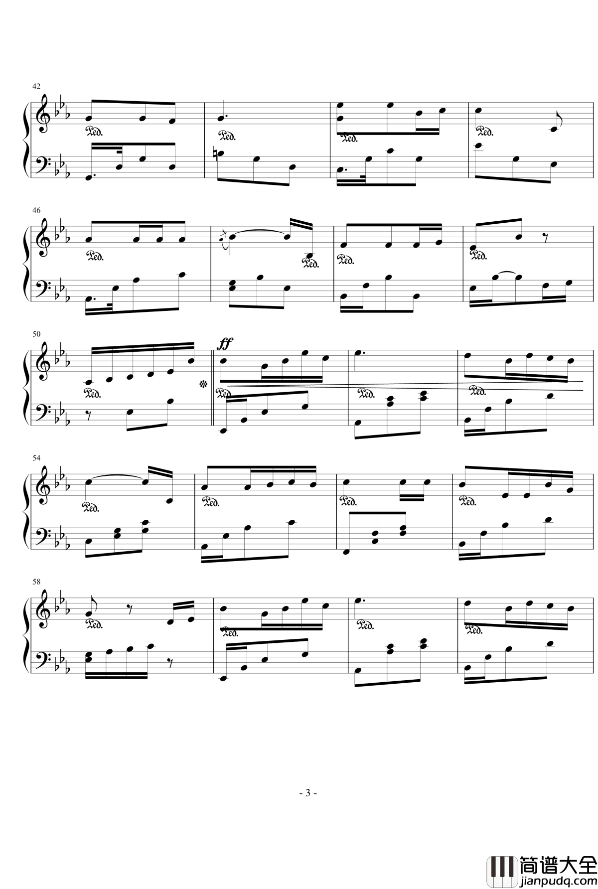 栀子花开钢琴谱－何炅