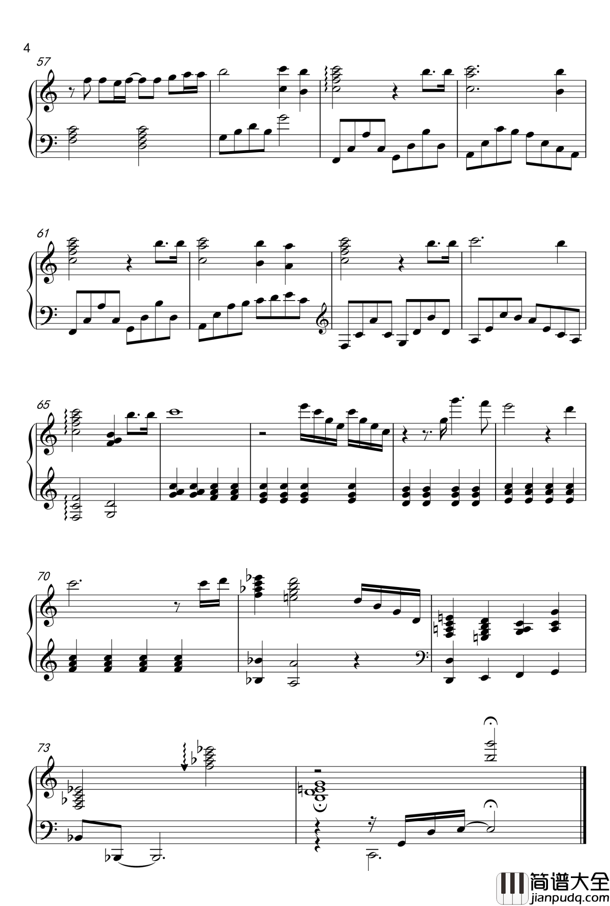 Tears_钢琴谱_X_japan_X_JAPAN