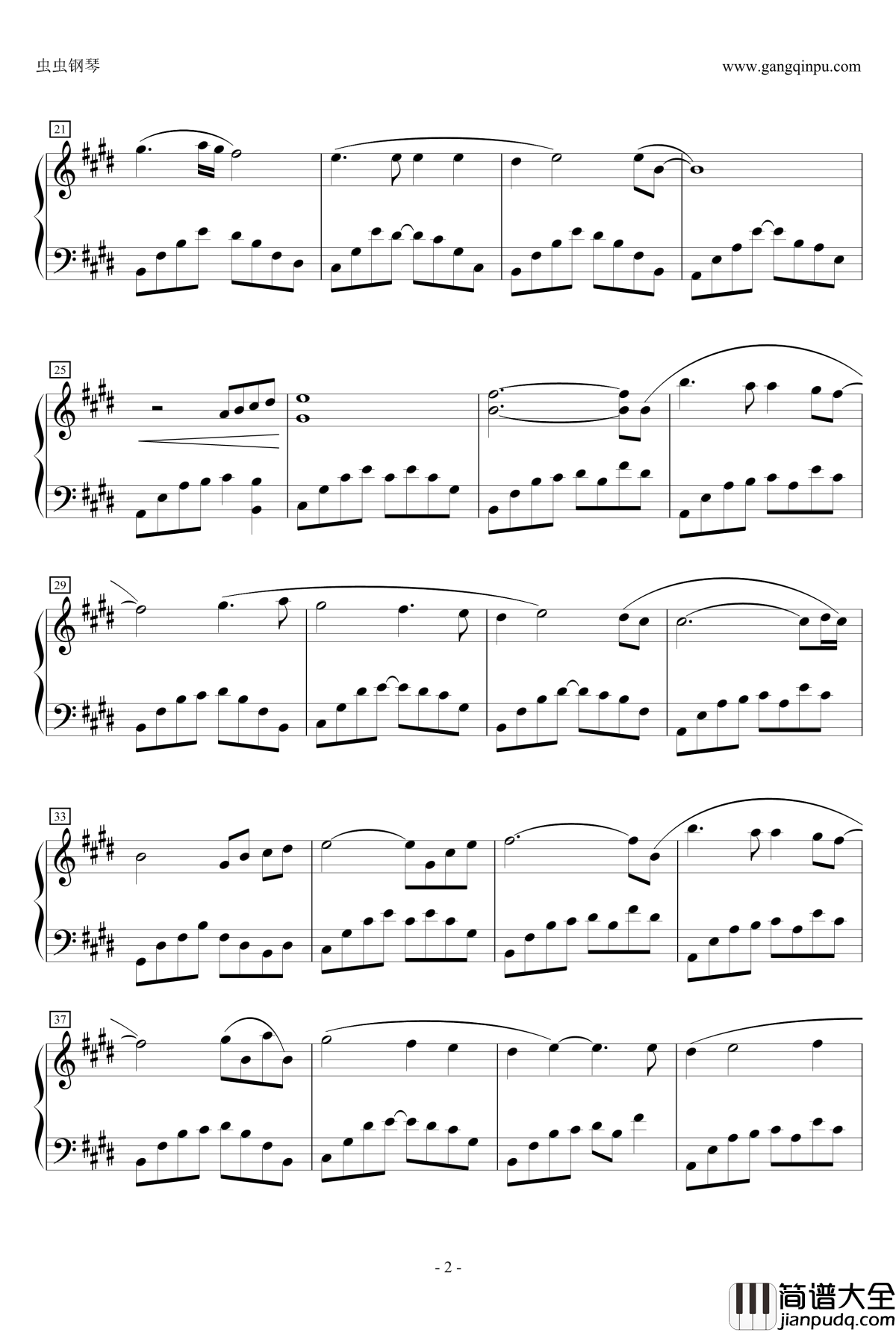 我心永恒钢琴谱_席琳·狄翁