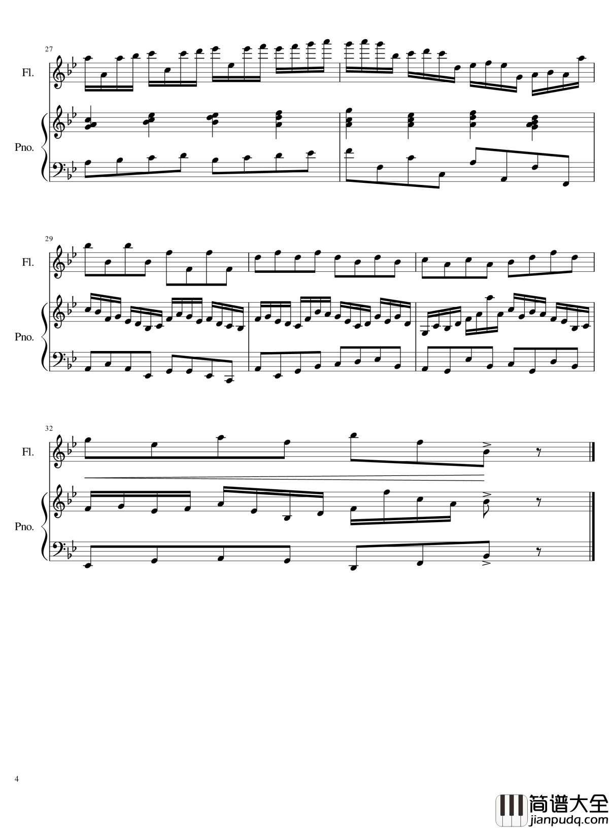 无穷动钢琴谱_Perpetuum_Mobile_k_f_c