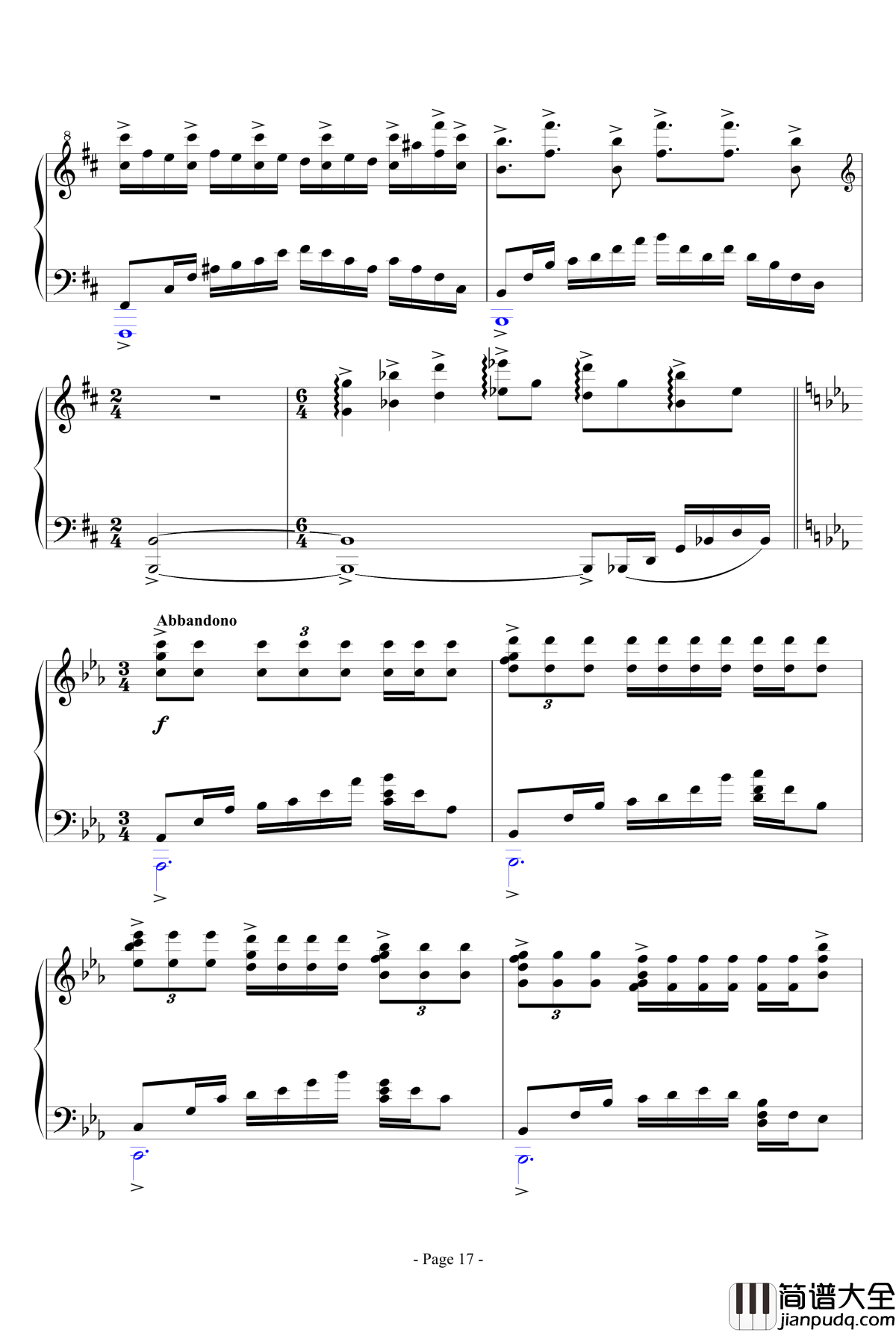 思绪之舞钢琴谱_lujianxiang555