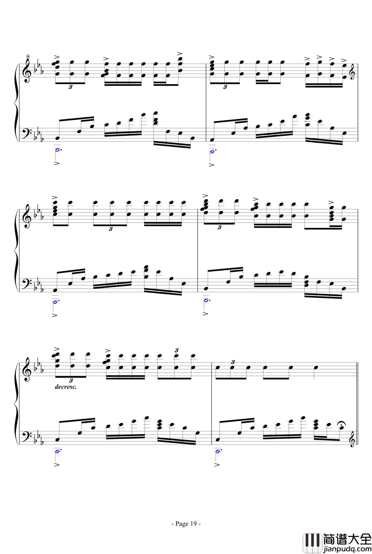 思绪之舞钢琴谱_lujianxiang555