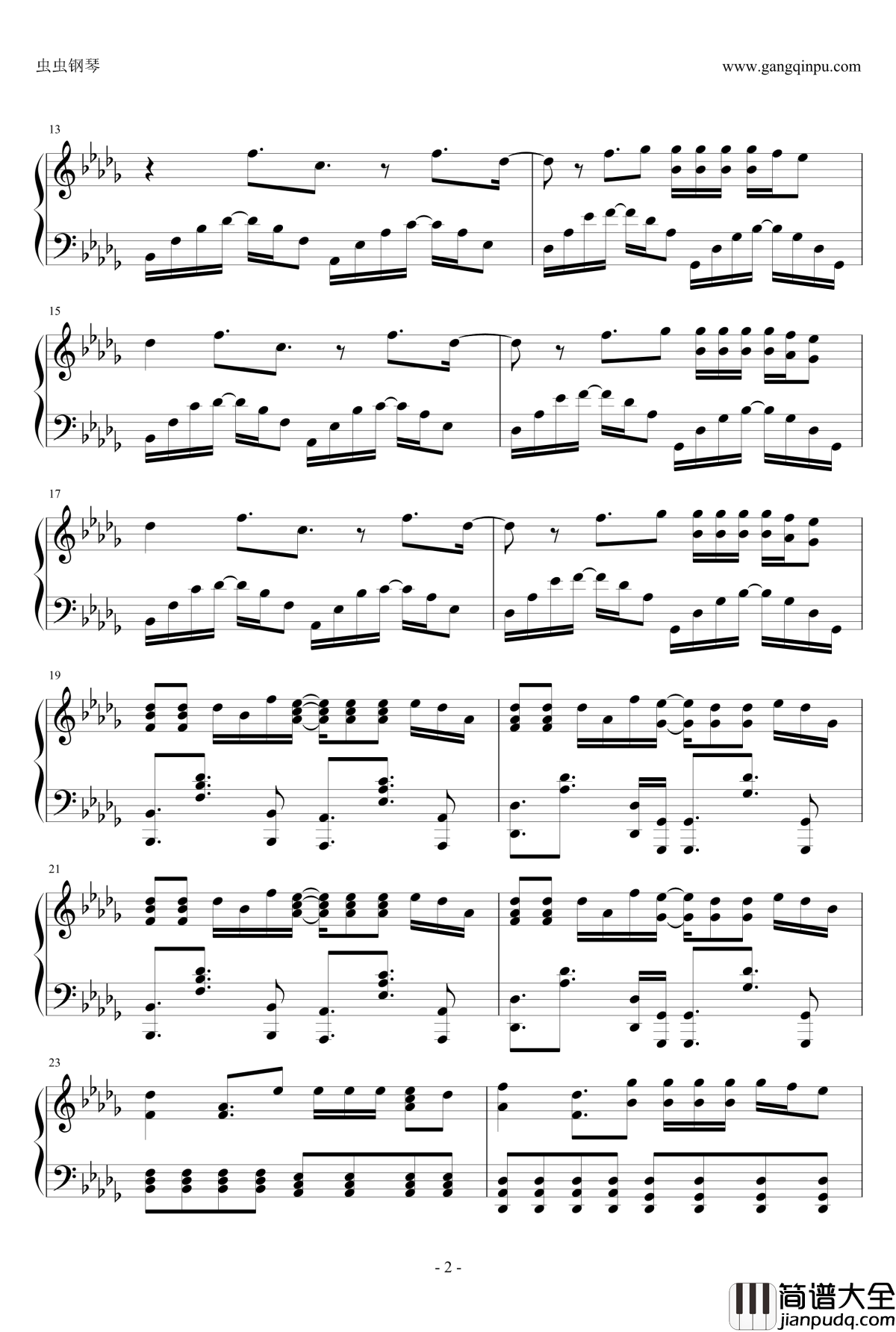 Good_Life钢琴谱_速度与激情8插曲