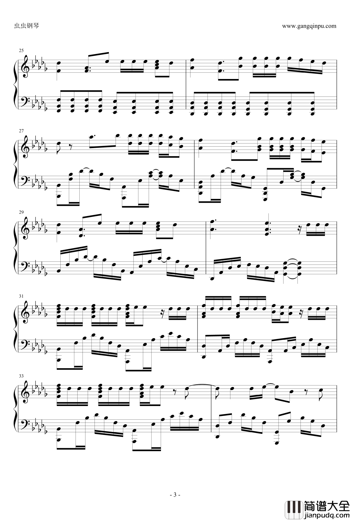 Good_Life钢琴谱_速度与激情8插曲