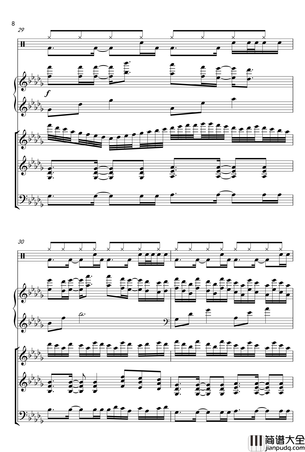 小游戏钢琴谱_jjlujiahui