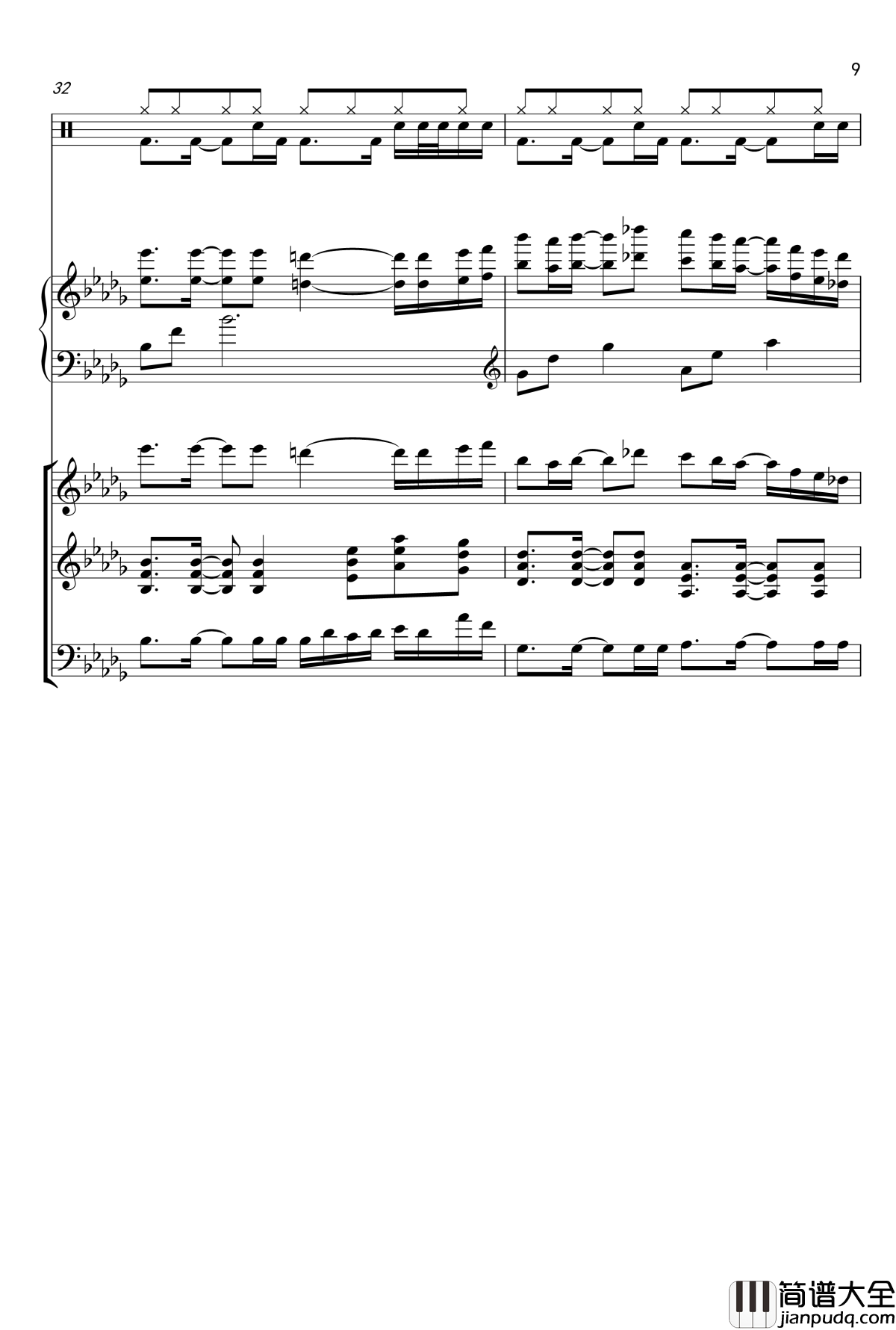 小游戏钢琴谱_jjlujiahui