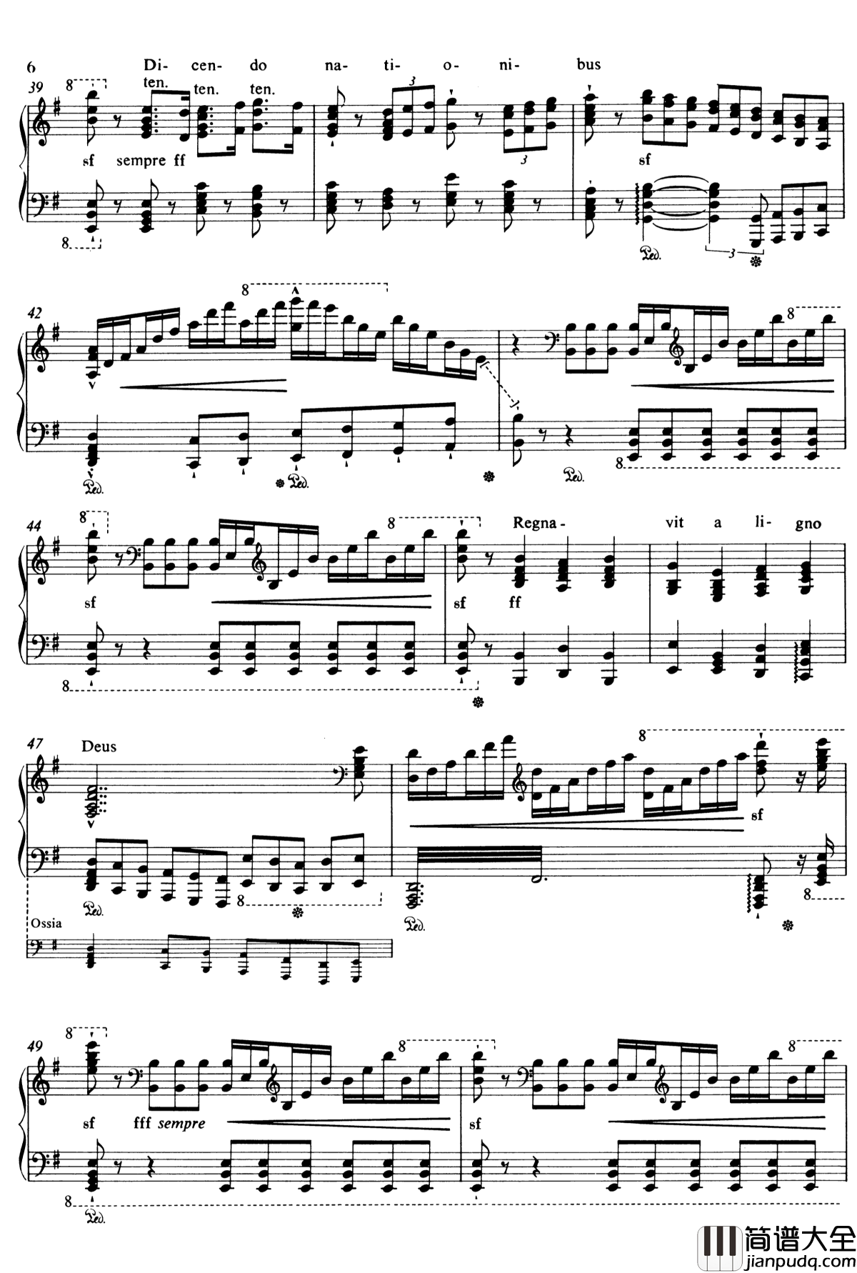 前行国王旗帜_S.185钢琴谱_李斯特