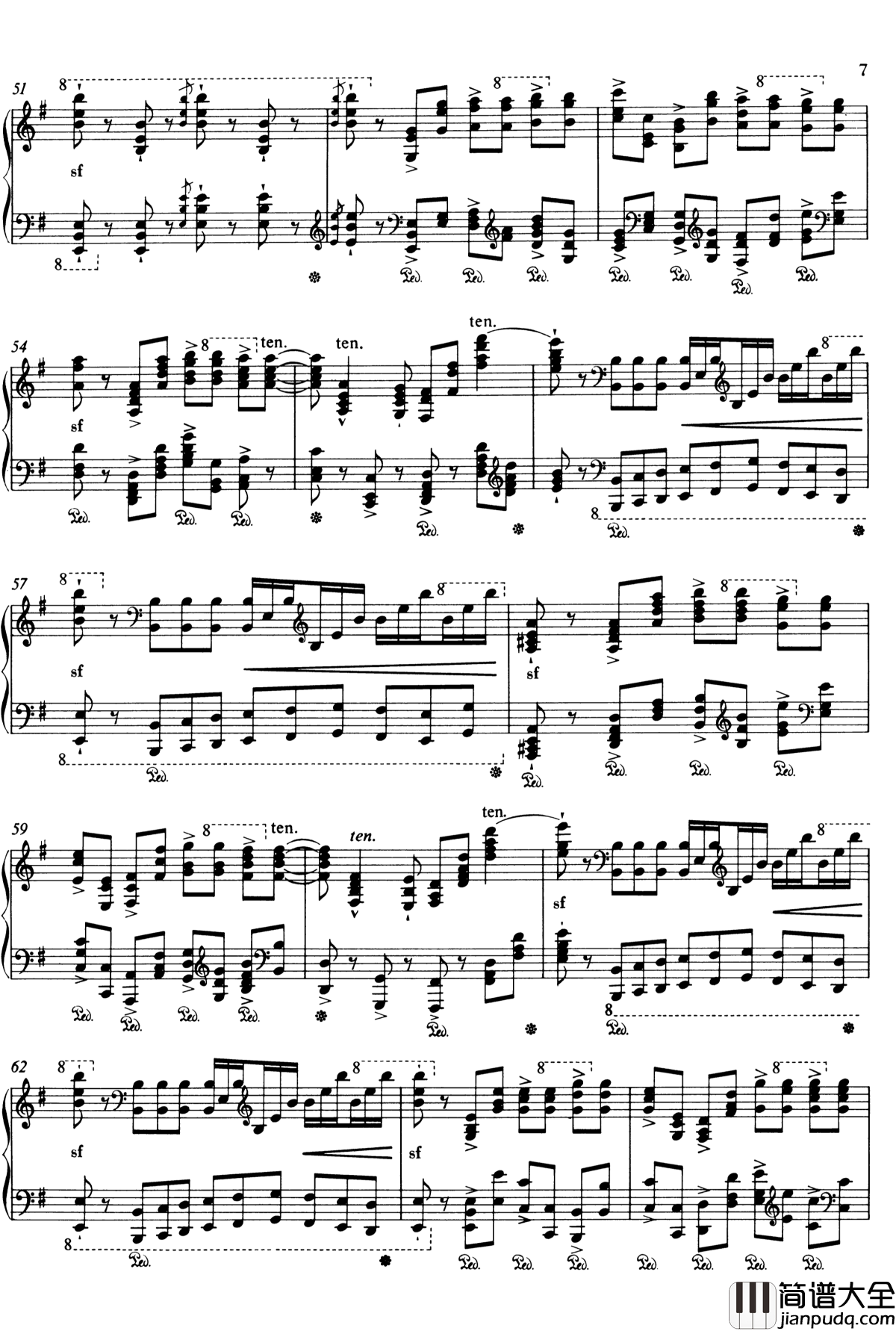 前行国王旗帜_S.185钢琴谱_李斯特