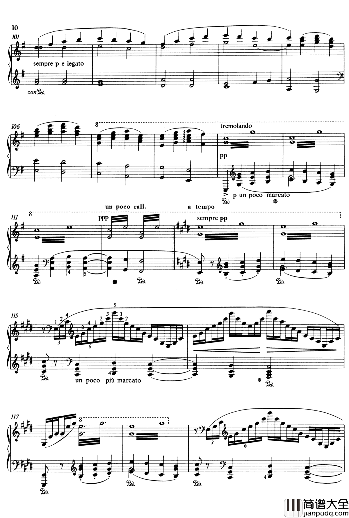 前行国王旗帜_S.185钢琴谱_李斯特