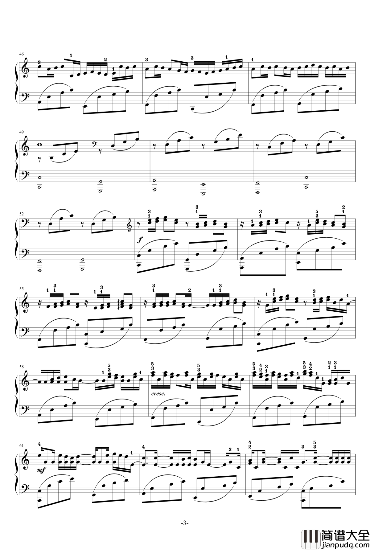 Variations_on_the_Canon_by_Pachelbel钢琴谱_卡农_George_Winston