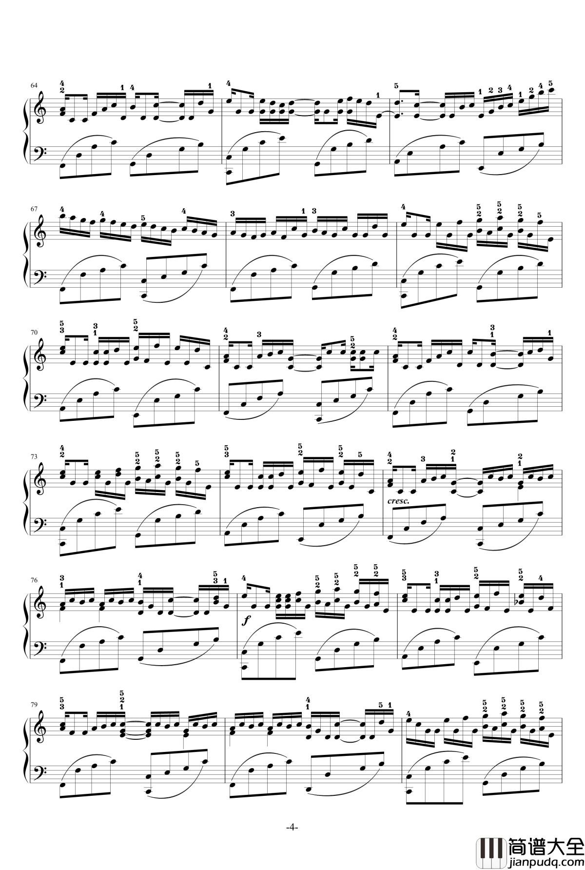 Variations_on_the_Canon_by_Pachelbel钢琴谱_卡农_George_Winston