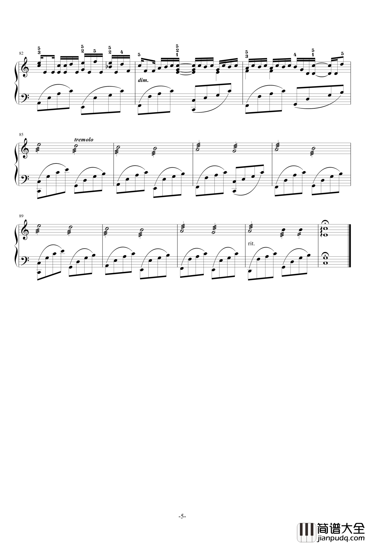 Variations_on_the_Canon_by_Pachelbel钢琴谱_卡农_George_Winston