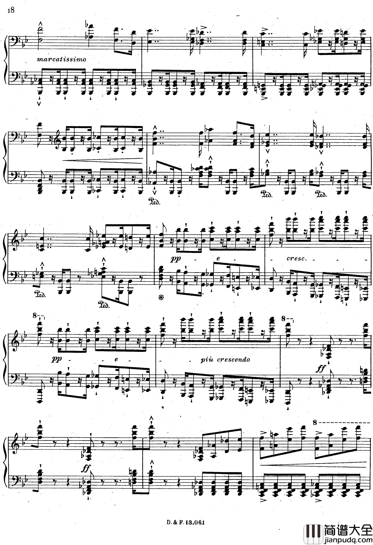 李斯特改编法国国歌马赛曲S.237钢琴谱_李斯特