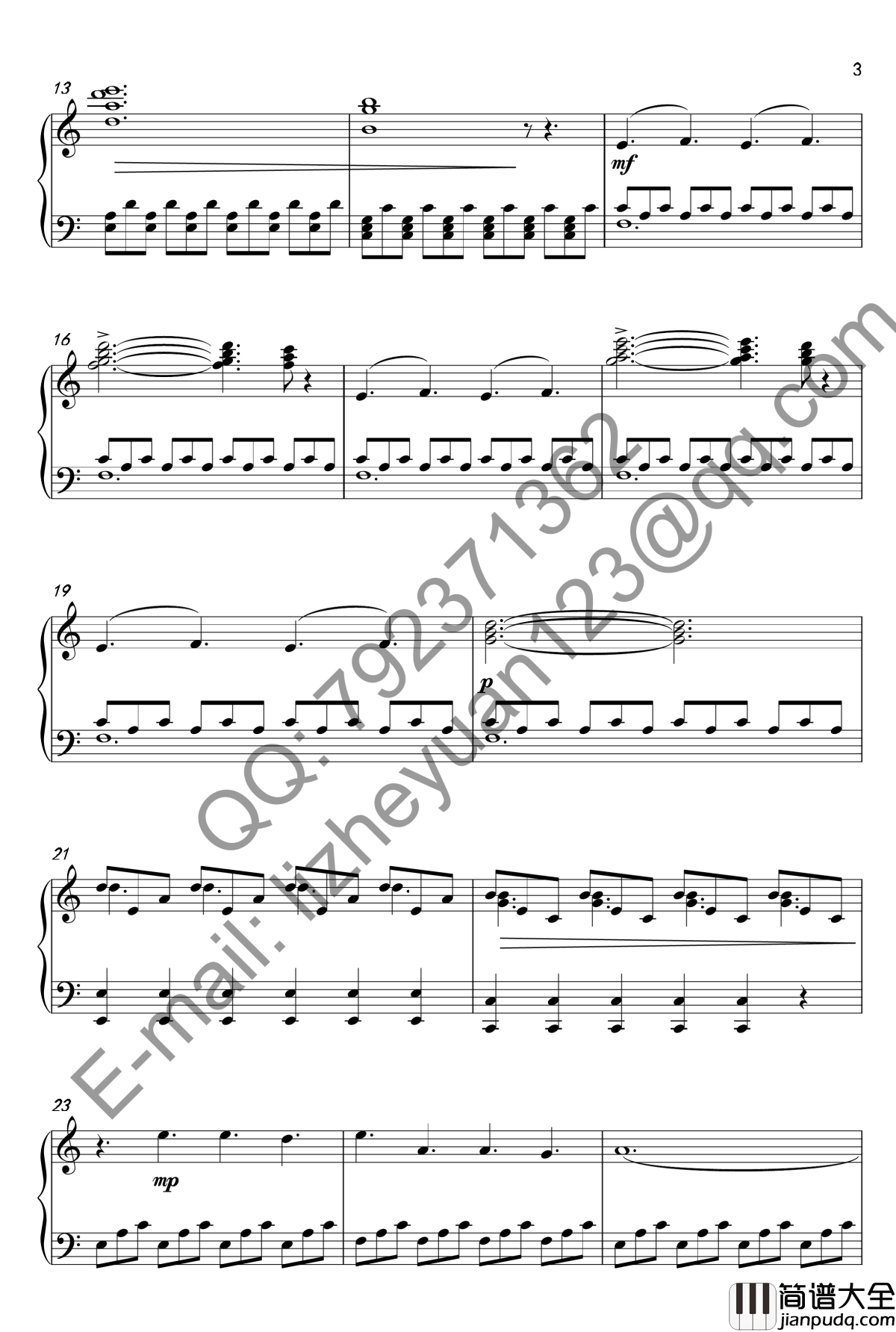 唐顿庄园主题曲钢琴谱_钢琴独奏_唐顿庄园