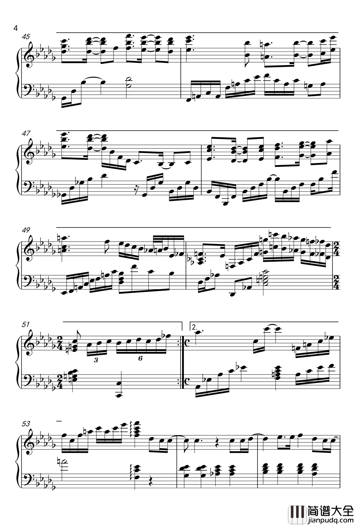 Crucify__My__Love钢琴谱_X_japan