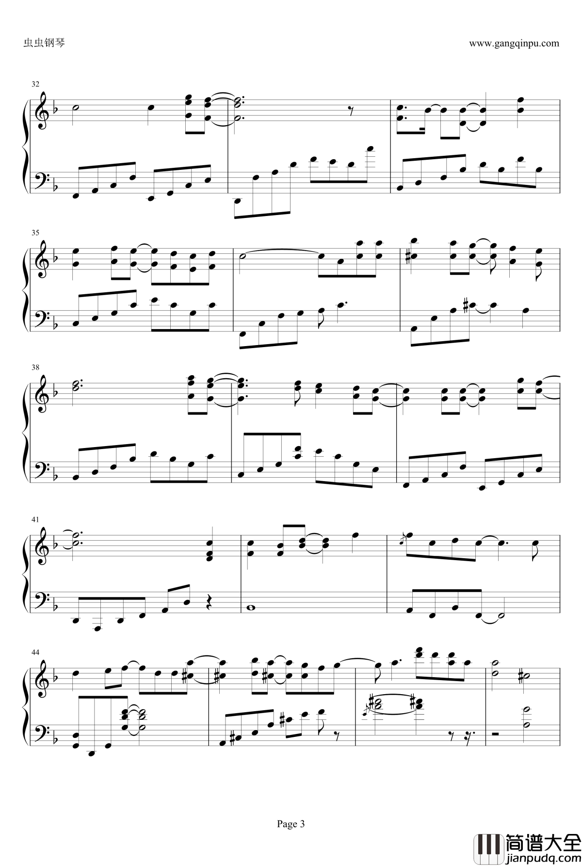 Eternal_Snow钢琴谱_寻找满月Episode_永恒的雪