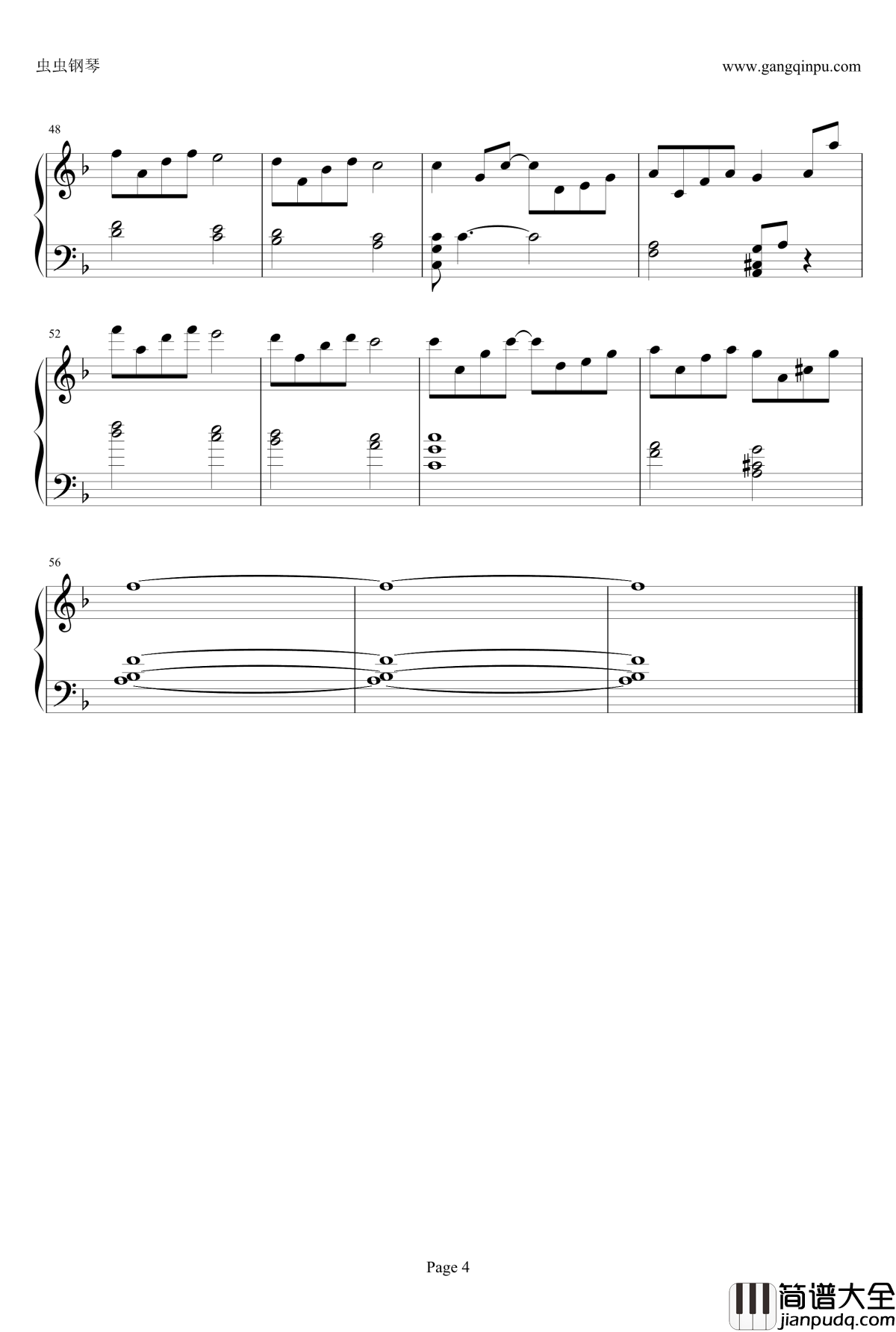 Eternal_Snow钢琴谱_寻找满月Episode_永恒的雪