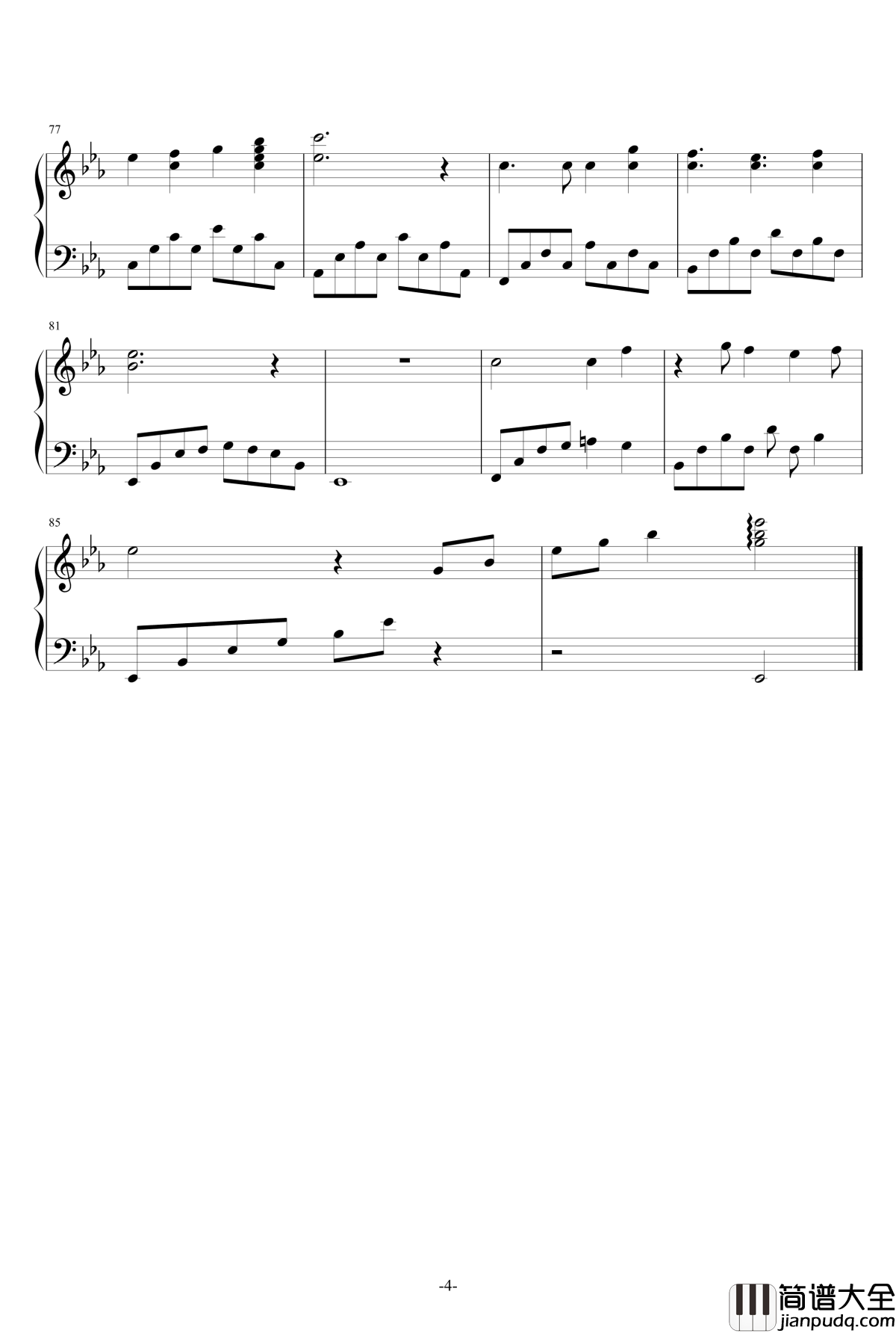 山水中国美钢琴谱_群星