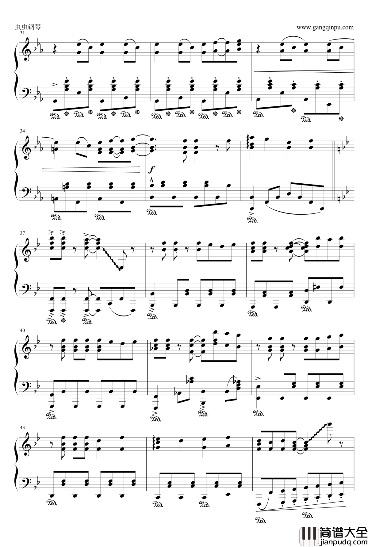 ヒトリゴト钢琴谱_埃罗芒阿老师_OP_ClariS