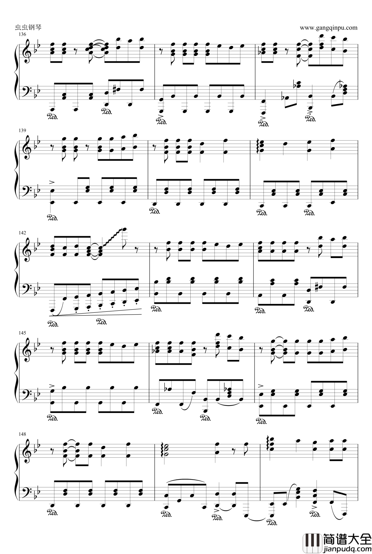 ヒトリゴト钢琴谱_埃罗芒阿老师_OP_ClariS