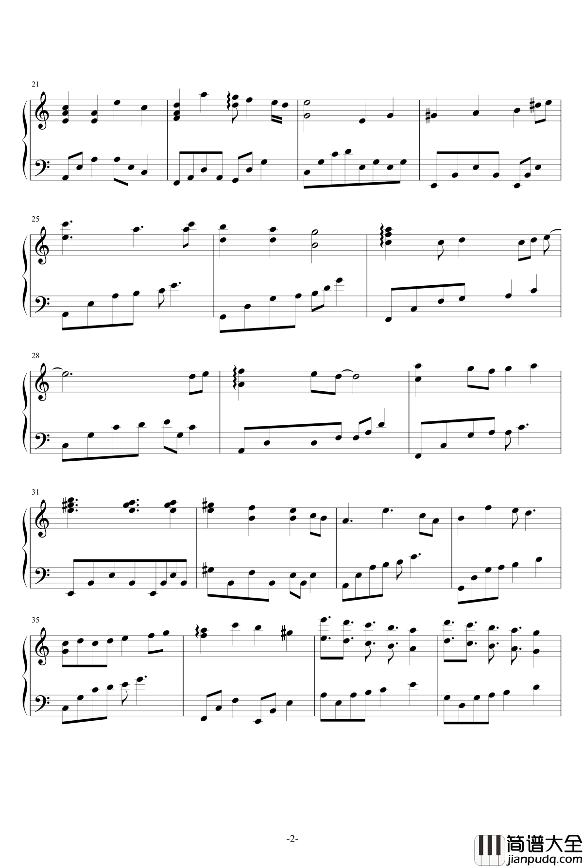 如果有你在_名侦探柯南_钢琴谱