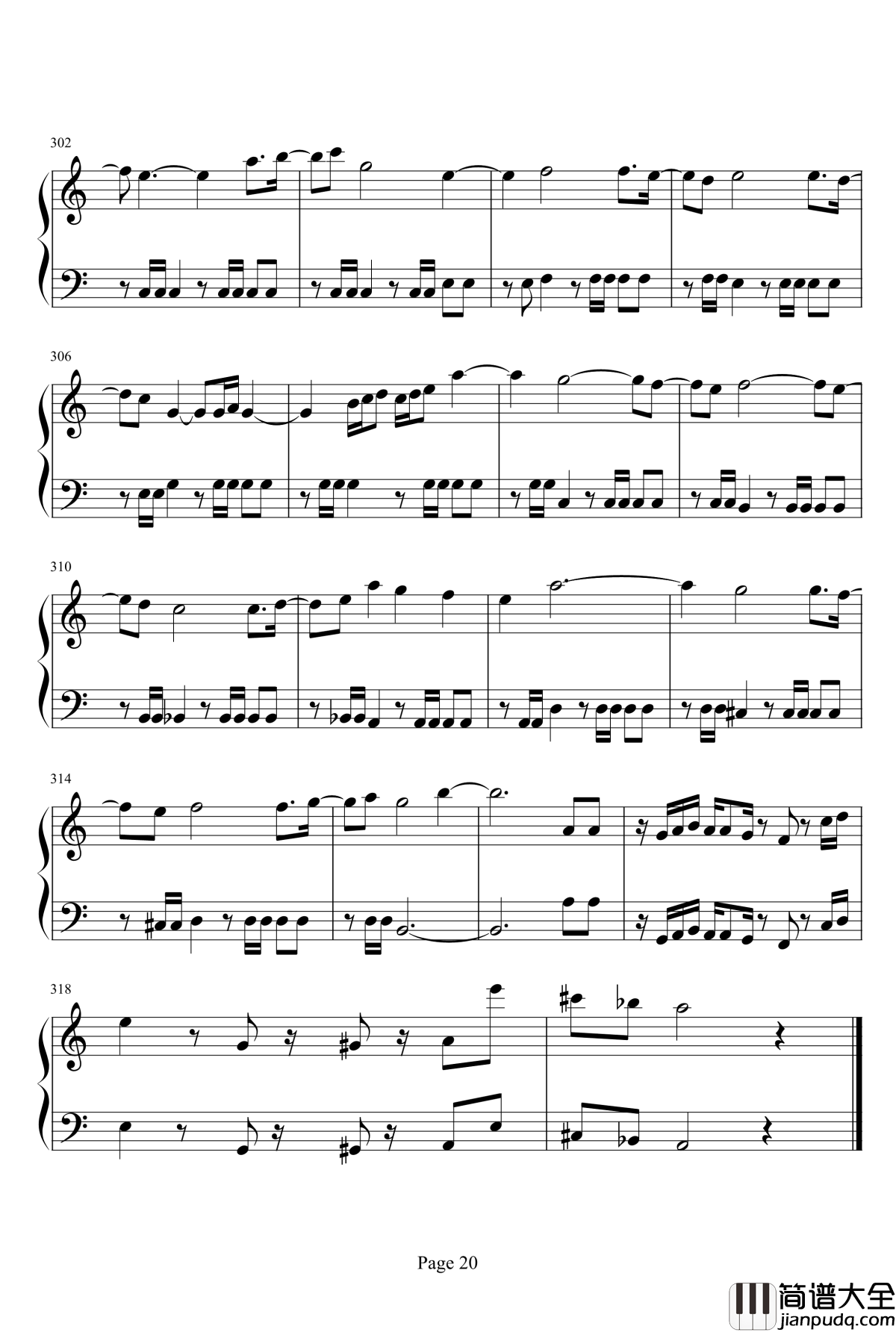 魂斗罗钢琴谱_背景音乐