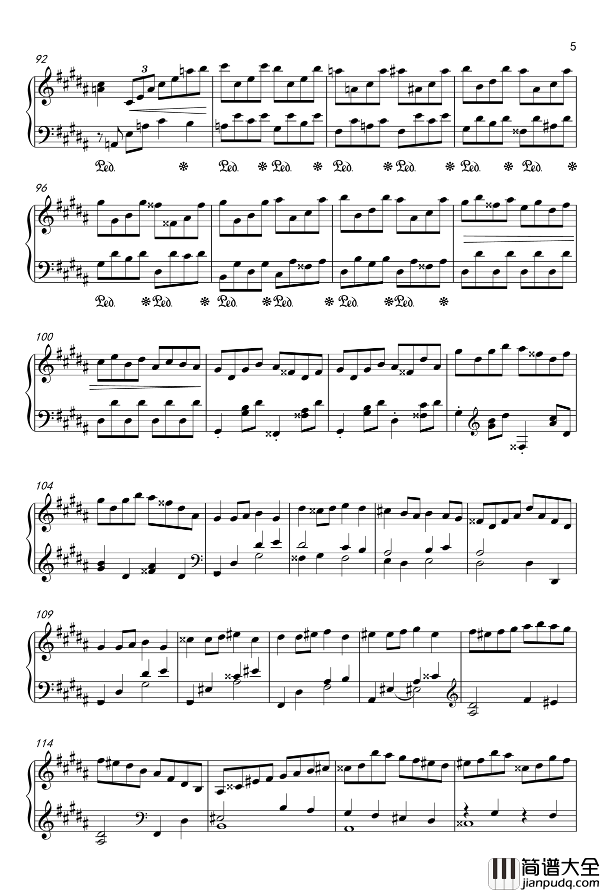 f小调练习曲钢琴谱_コナユキ