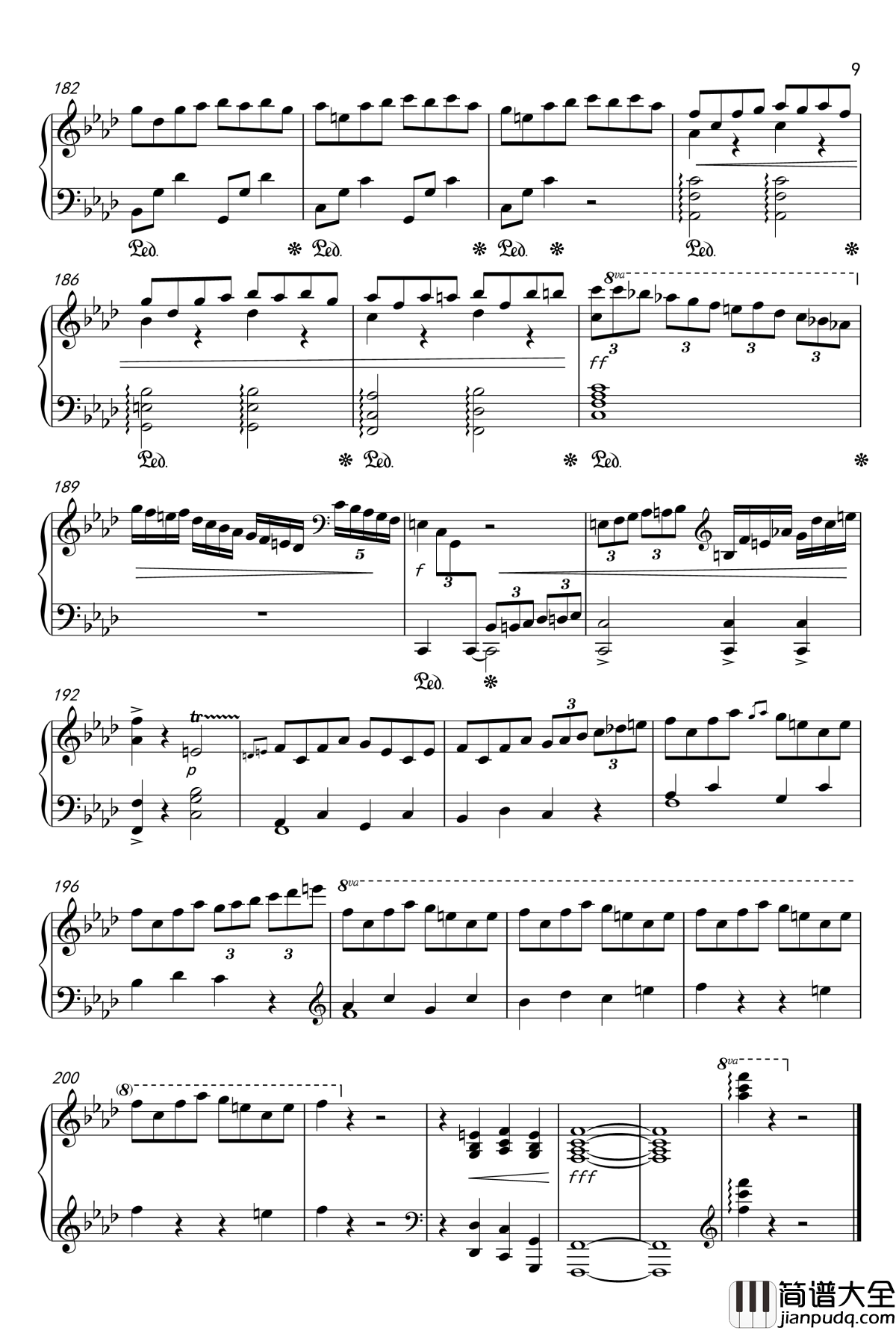 f小调练习曲钢琴谱_コナユキ