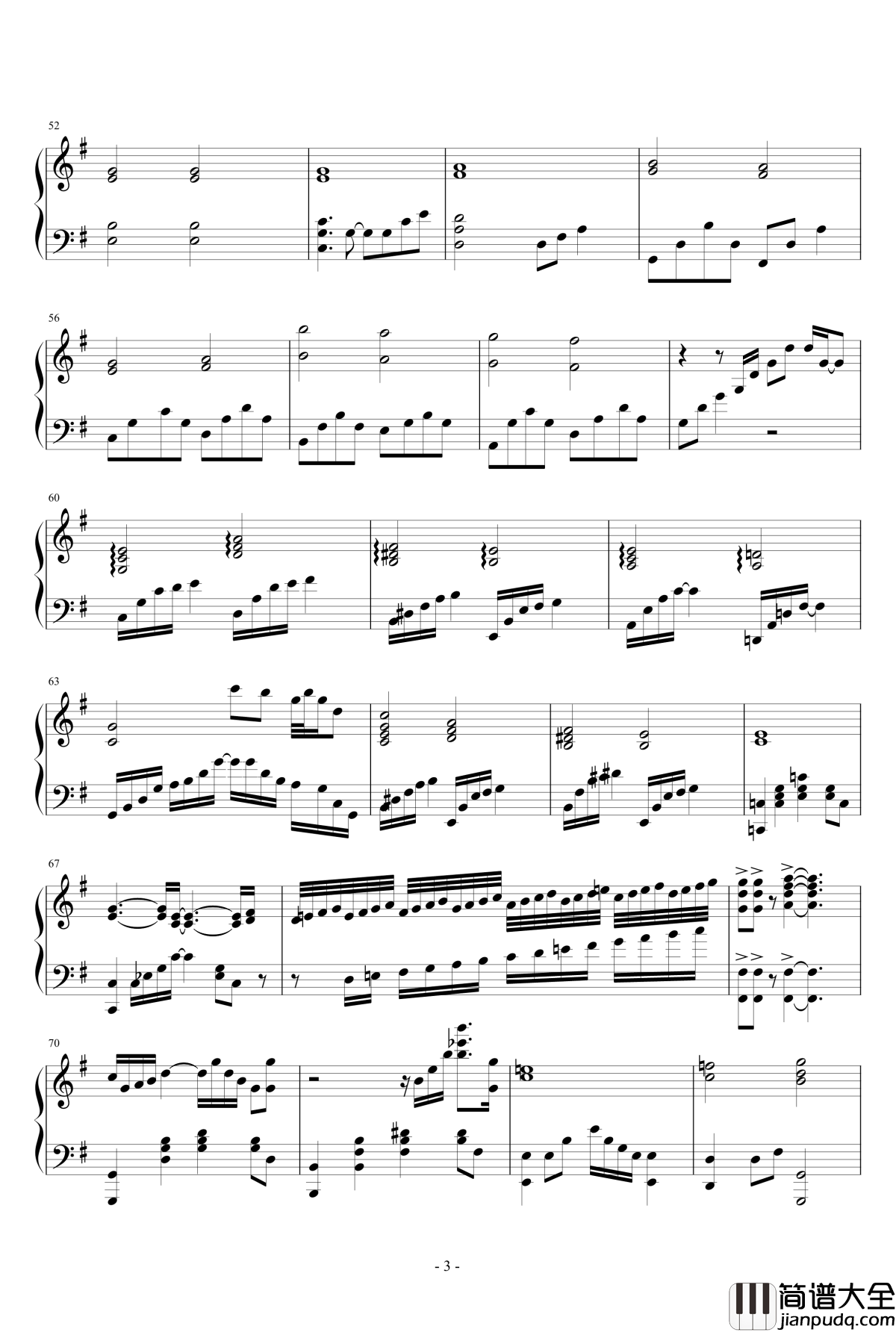 オレンジ钢琴谱_伴奏_Orange_四月是你的谎言