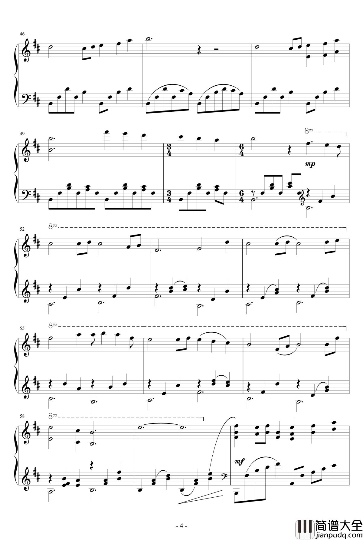 Paleoville's_Higan钢琴谱_四目神