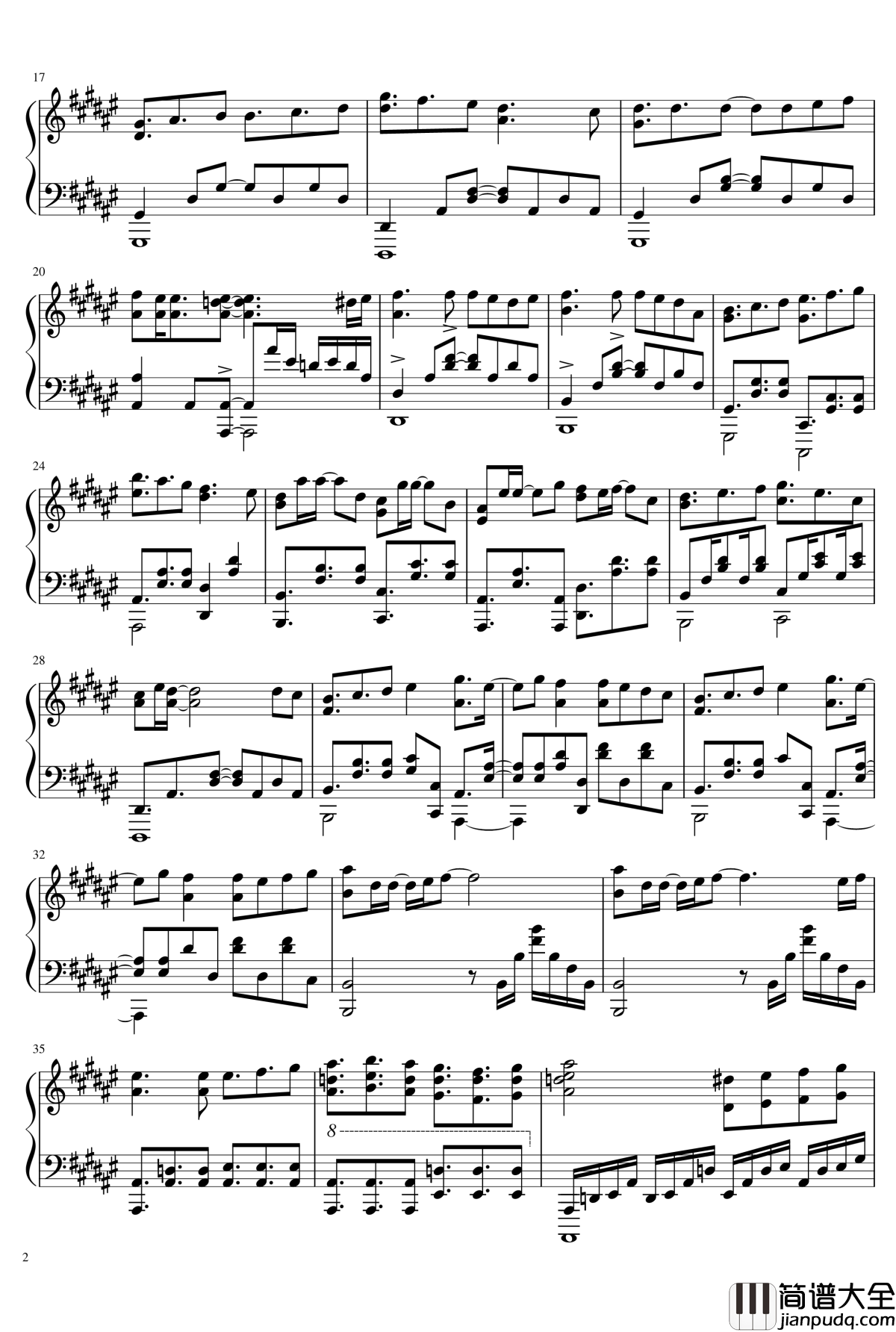 Dearest_Drop钢琴谱_末日时在干什么OP