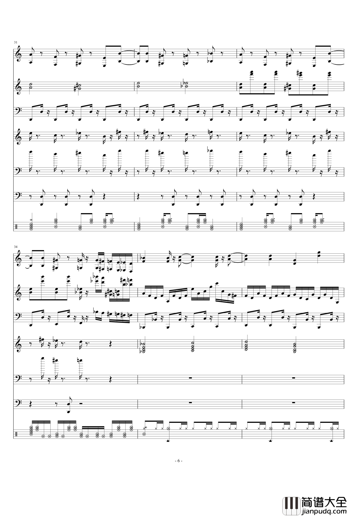 最终鬼畜妹钢琴谱_完全再现