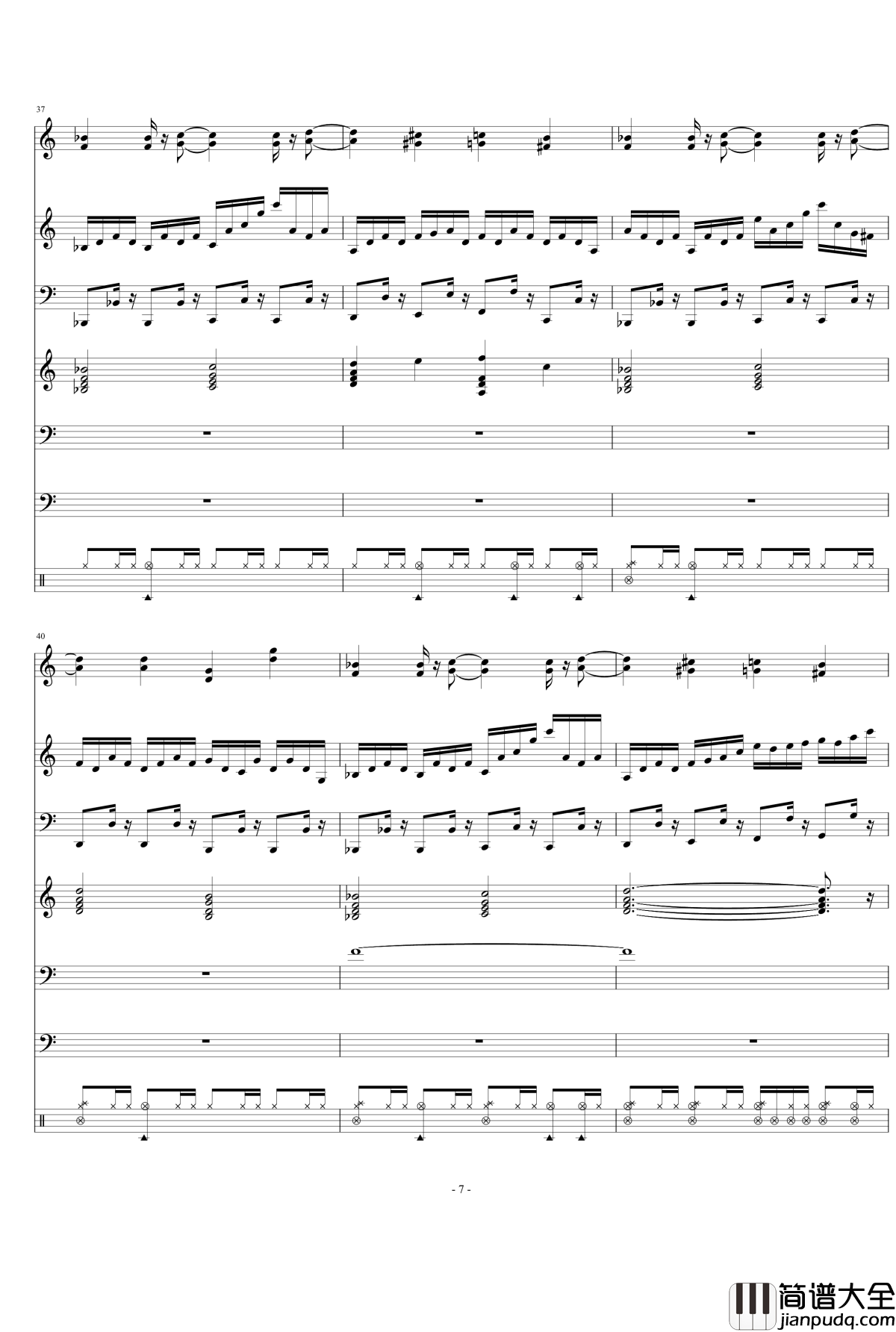 最终鬼畜妹钢琴谱_完全再现