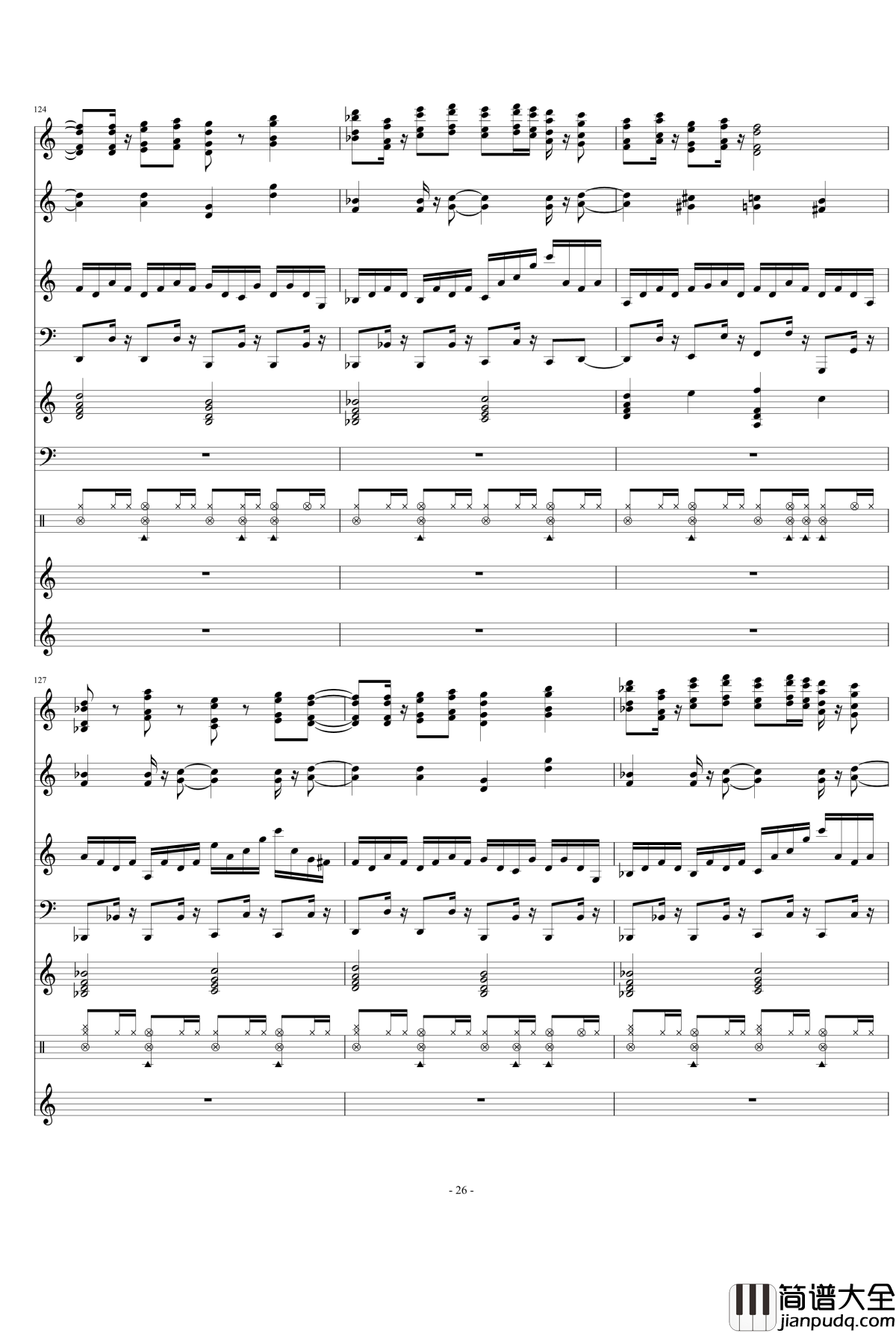 最终鬼畜妹钢琴谱_完全再现