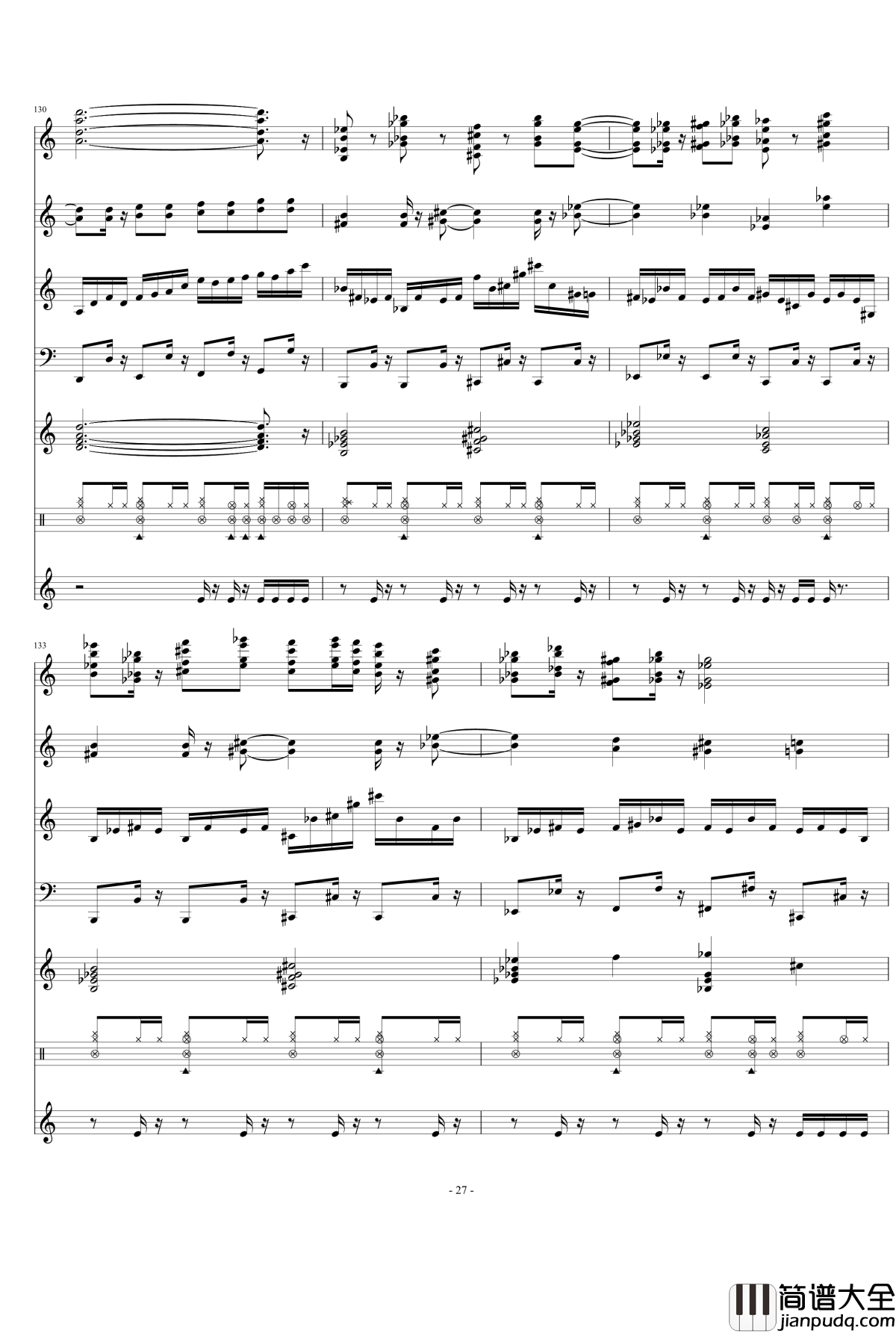 最终鬼畜妹钢琴谱_完全再现