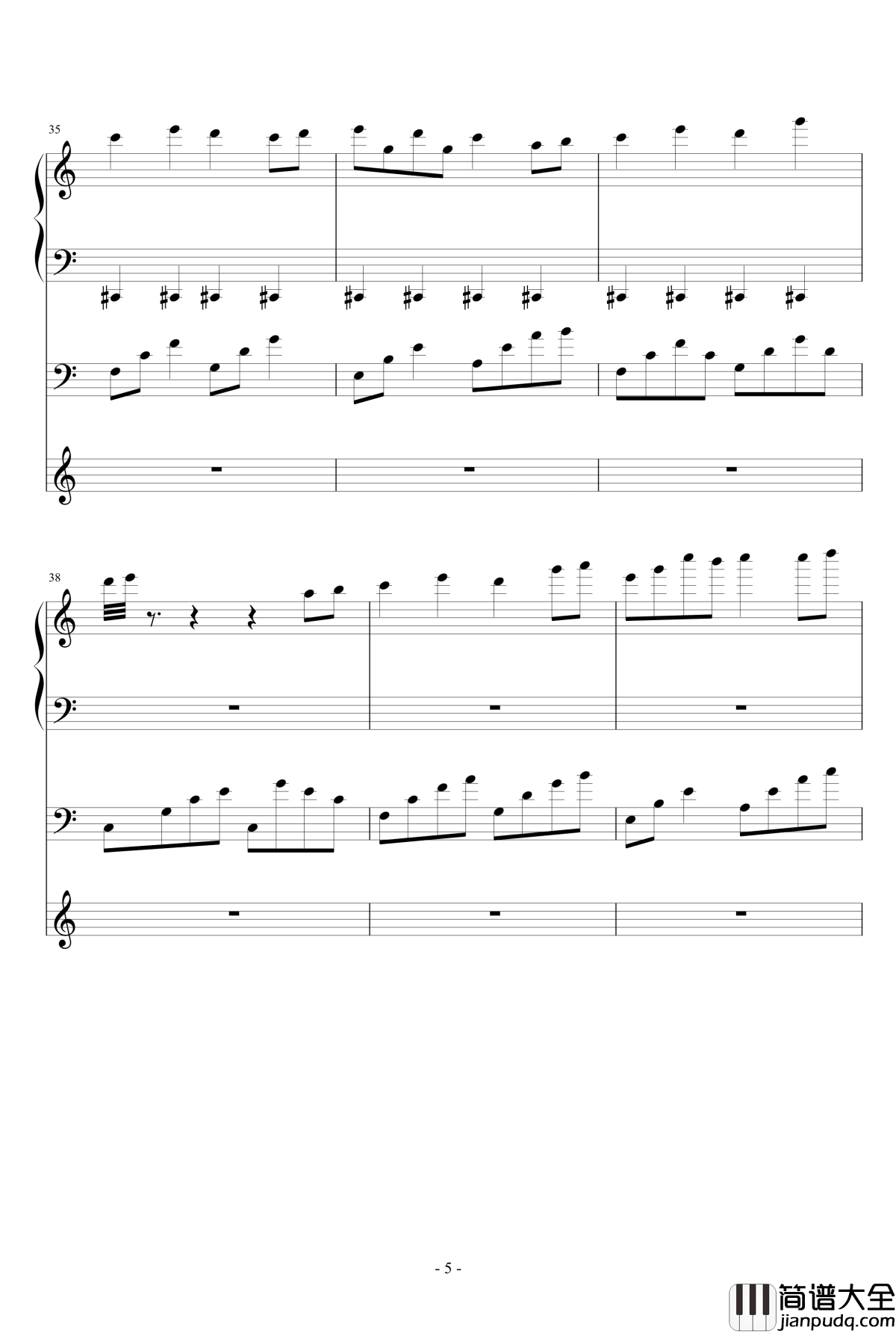 日暮夕霞钢琴谱_smile丶轩