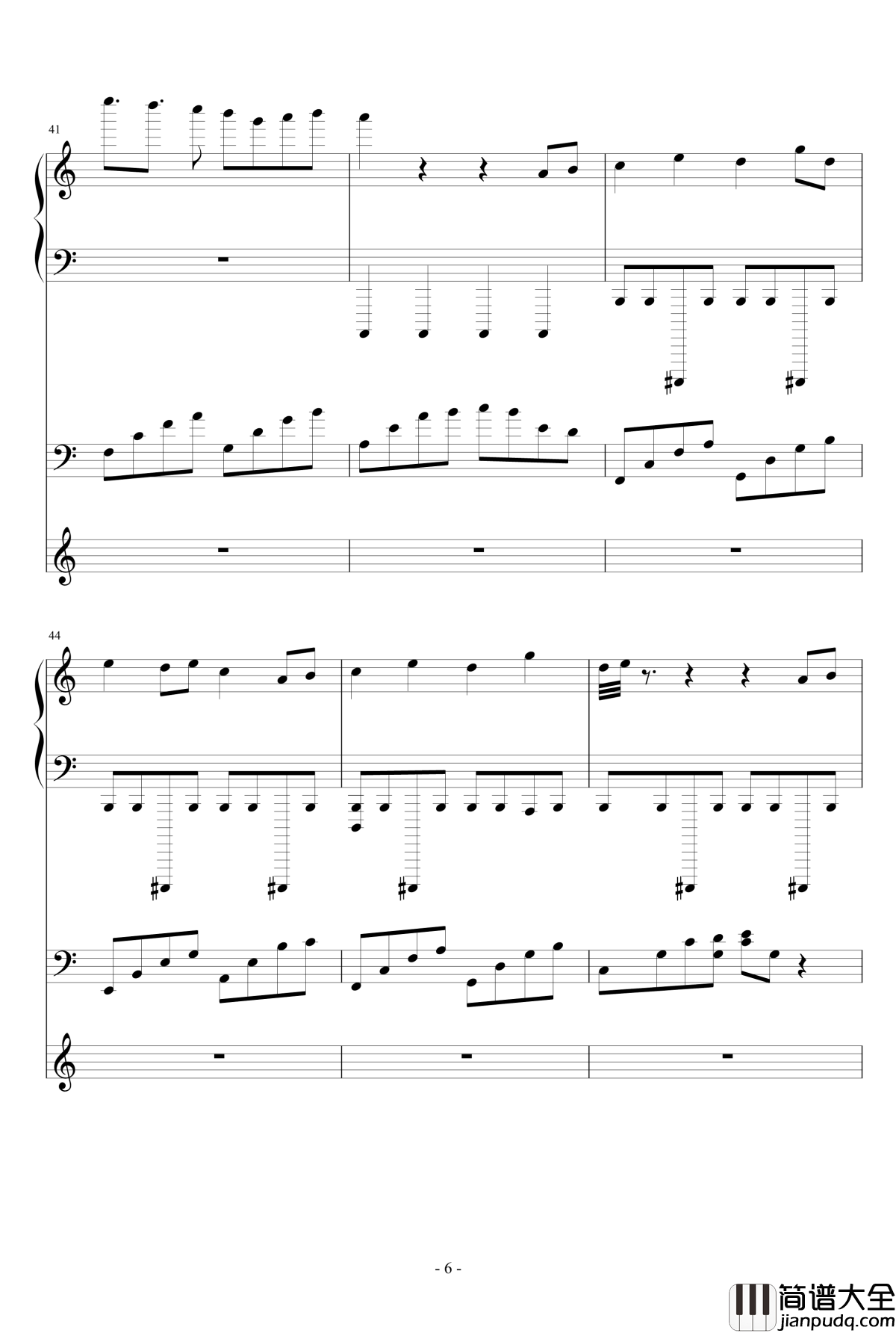 日暮夕霞钢琴谱_smile丶轩