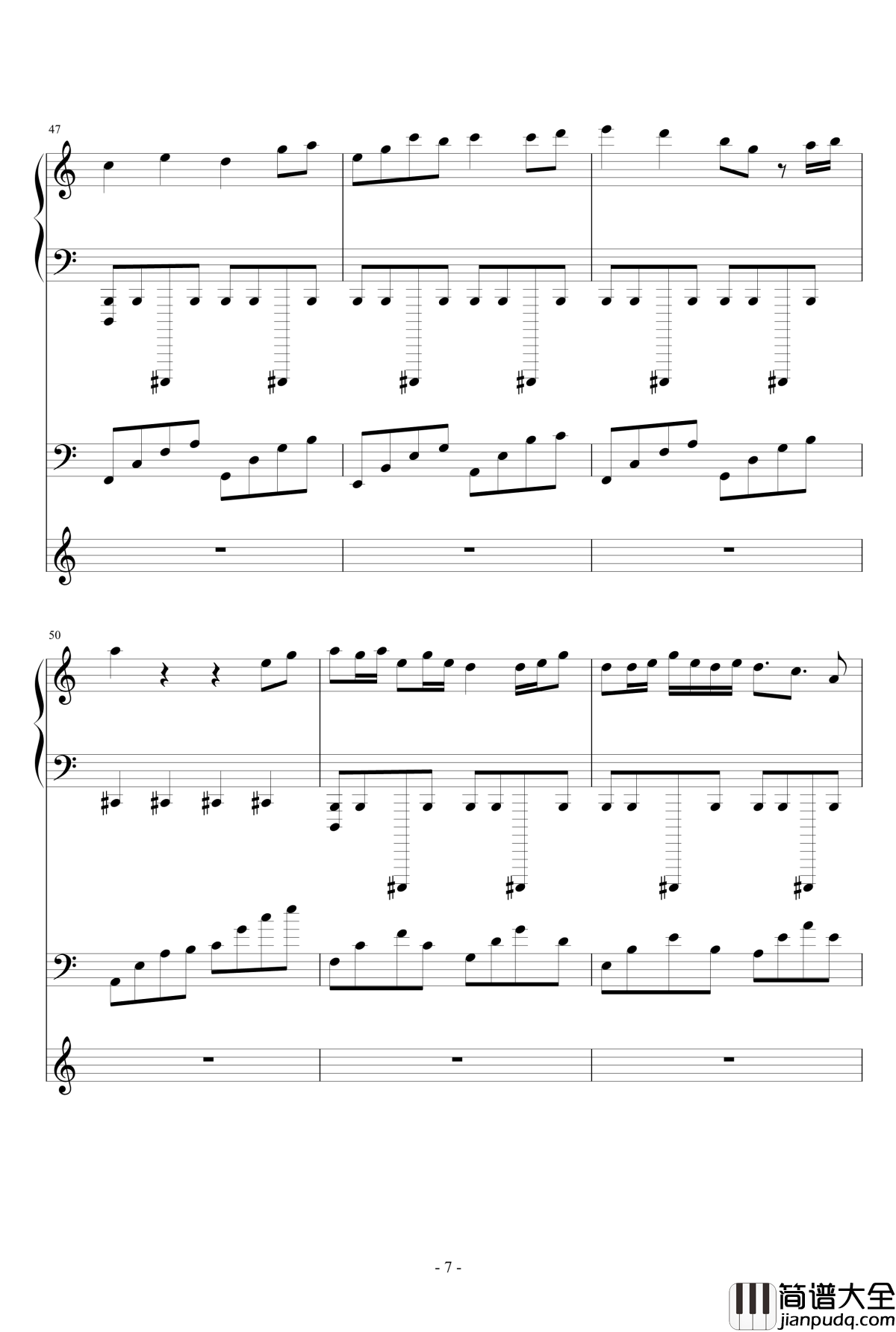 日暮夕霞钢琴谱_smile丶轩