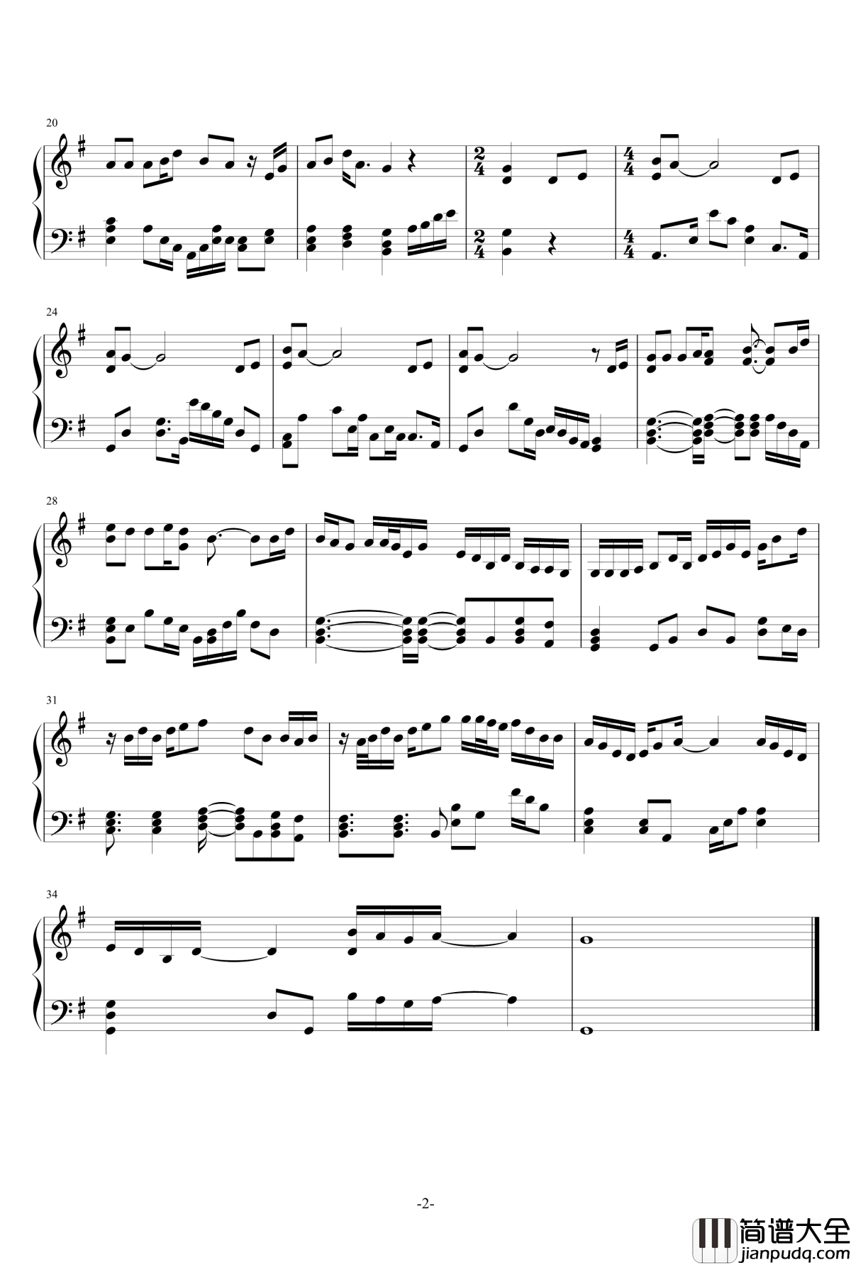 晚风钢琴谱_伍佰