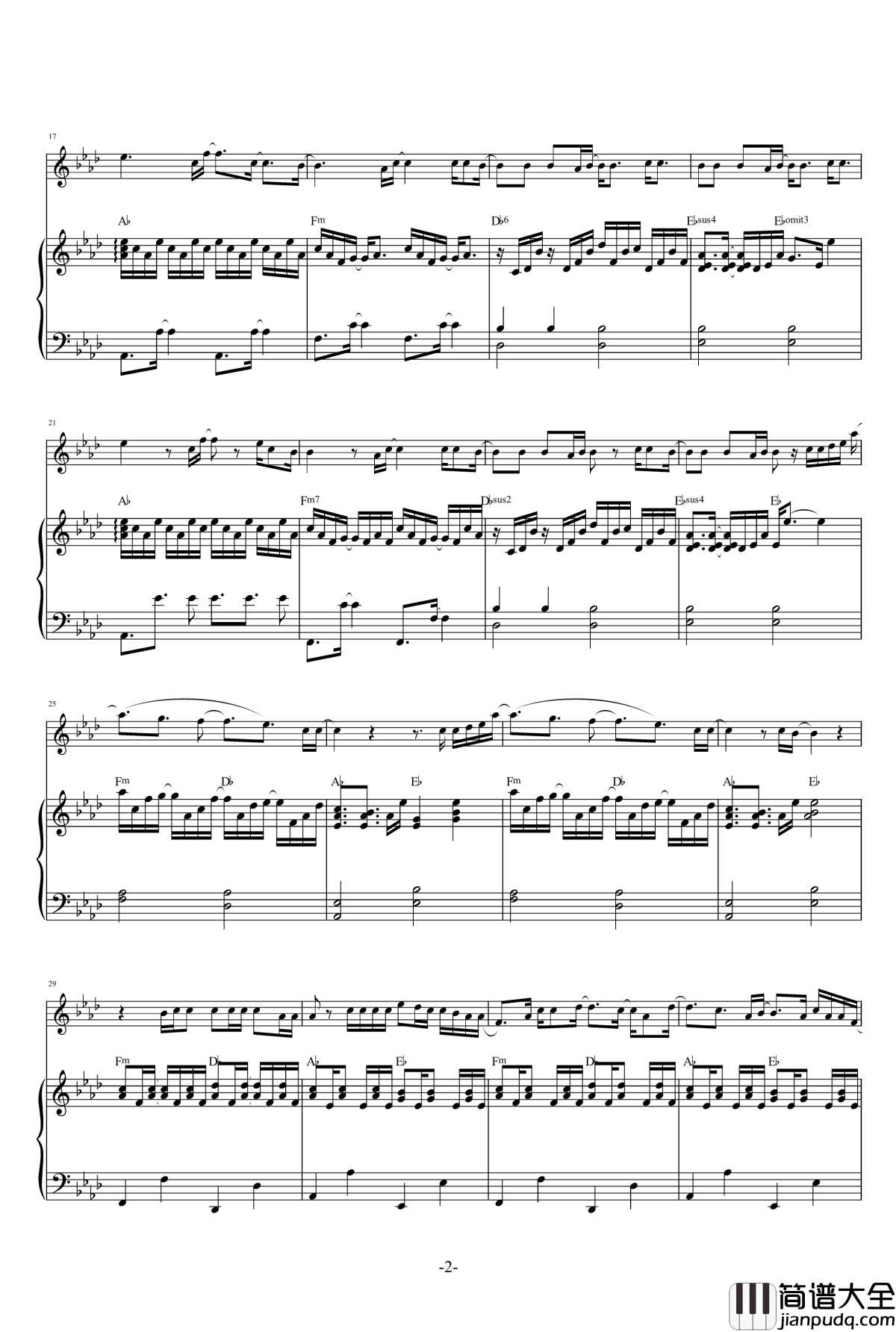 All_of_me_Piano_Accompaniment钢琴谱_John_Legend