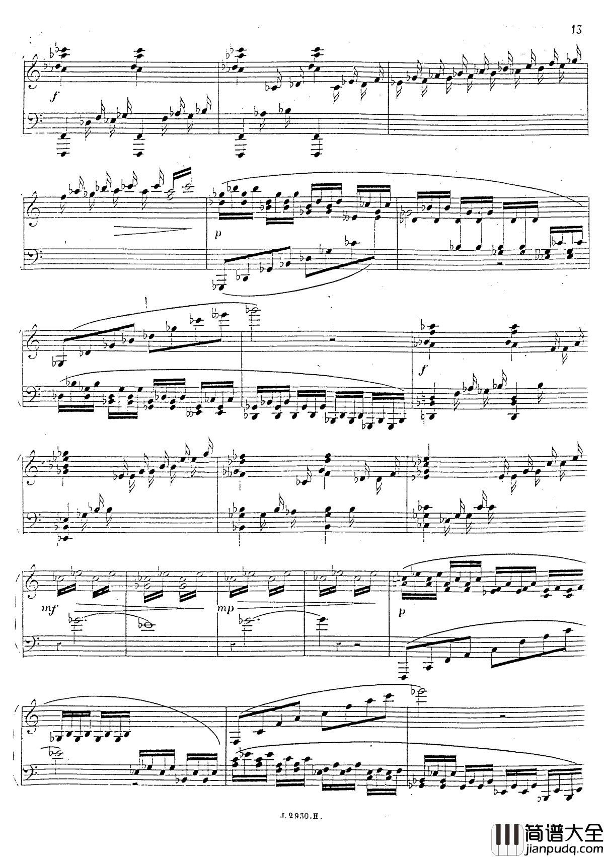 a小调第四钢琴奏鸣曲钢琴谱_安东_鲁宾斯坦__Op.100