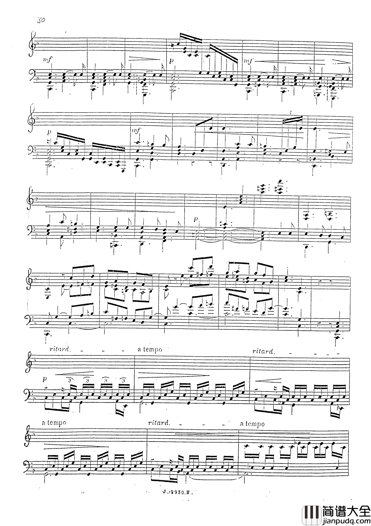 a小调第四钢琴奏鸣曲钢琴谱_安东_鲁宾斯坦__Op.100