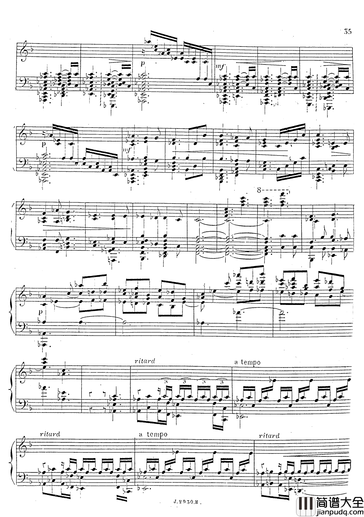 a小调第四钢琴奏鸣曲钢琴谱_安东_鲁宾斯坦__Op.100