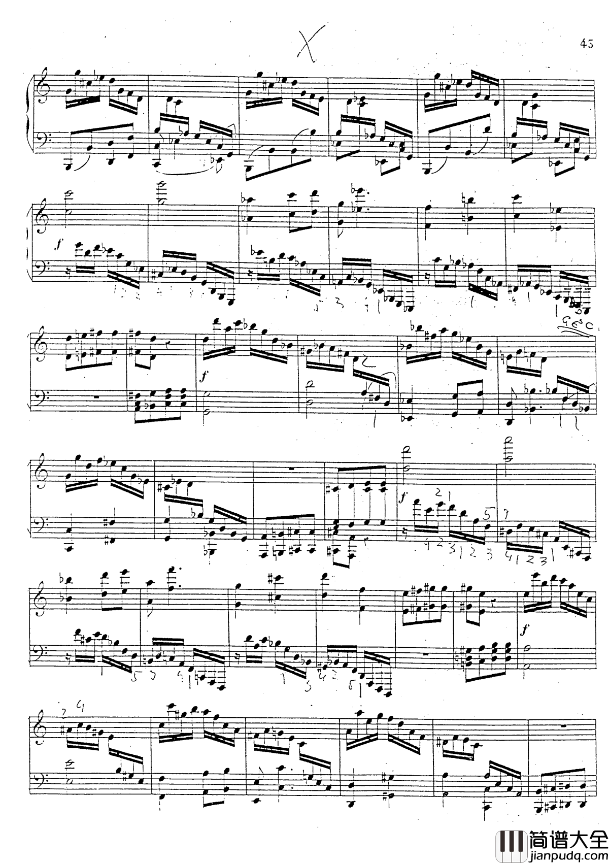 a小调第四钢琴奏鸣曲钢琴谱_安东_鲁宾斯坦__Op.100