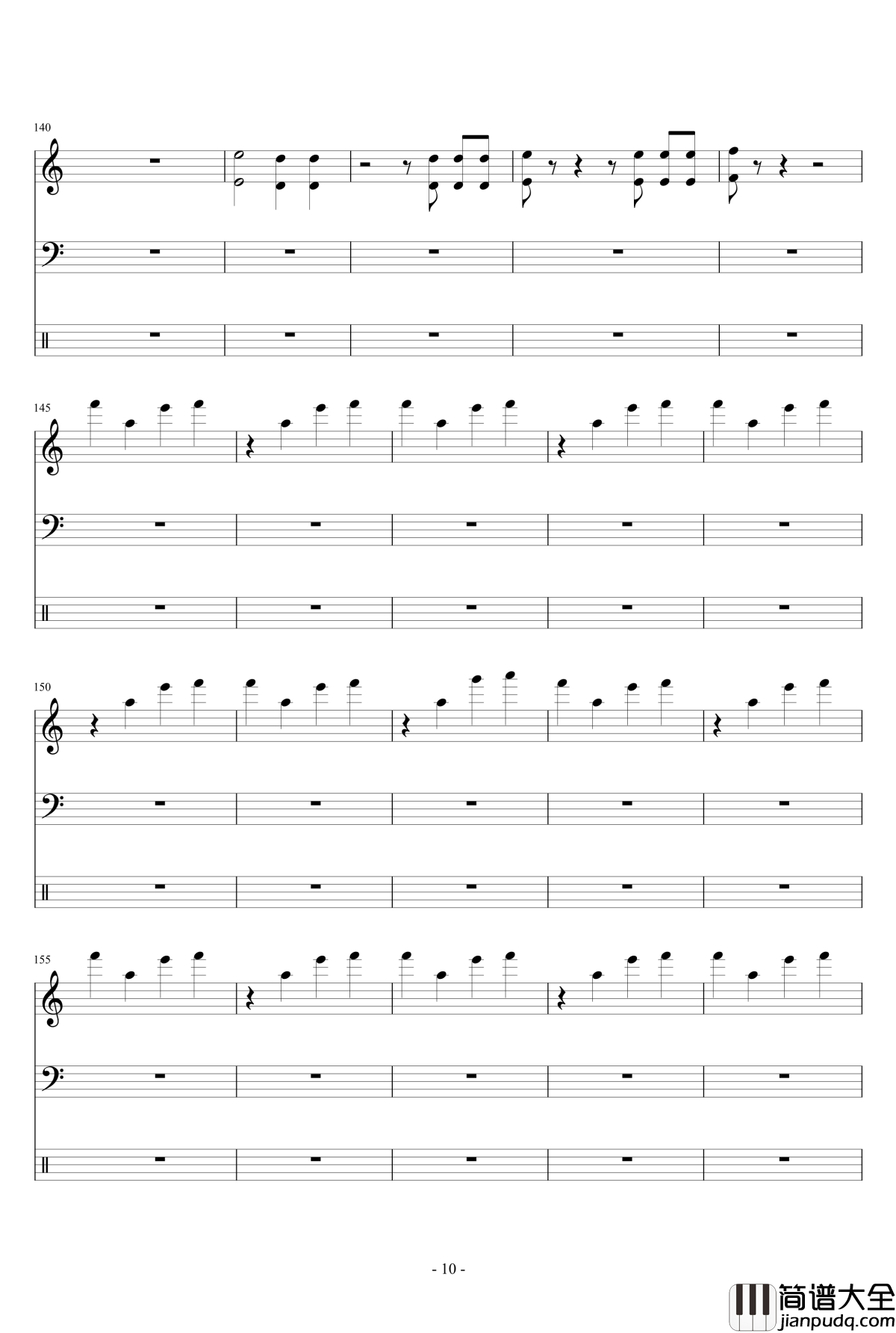 花开花落钢琴谱_乐队谱_左右乐队