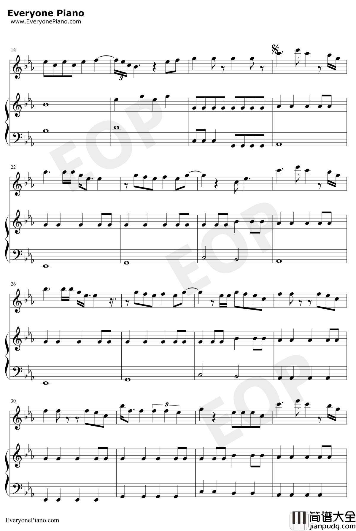 Who_Do_You_Love钢琴谱_The_Chainsmokers/5_Seconds_of_Summer