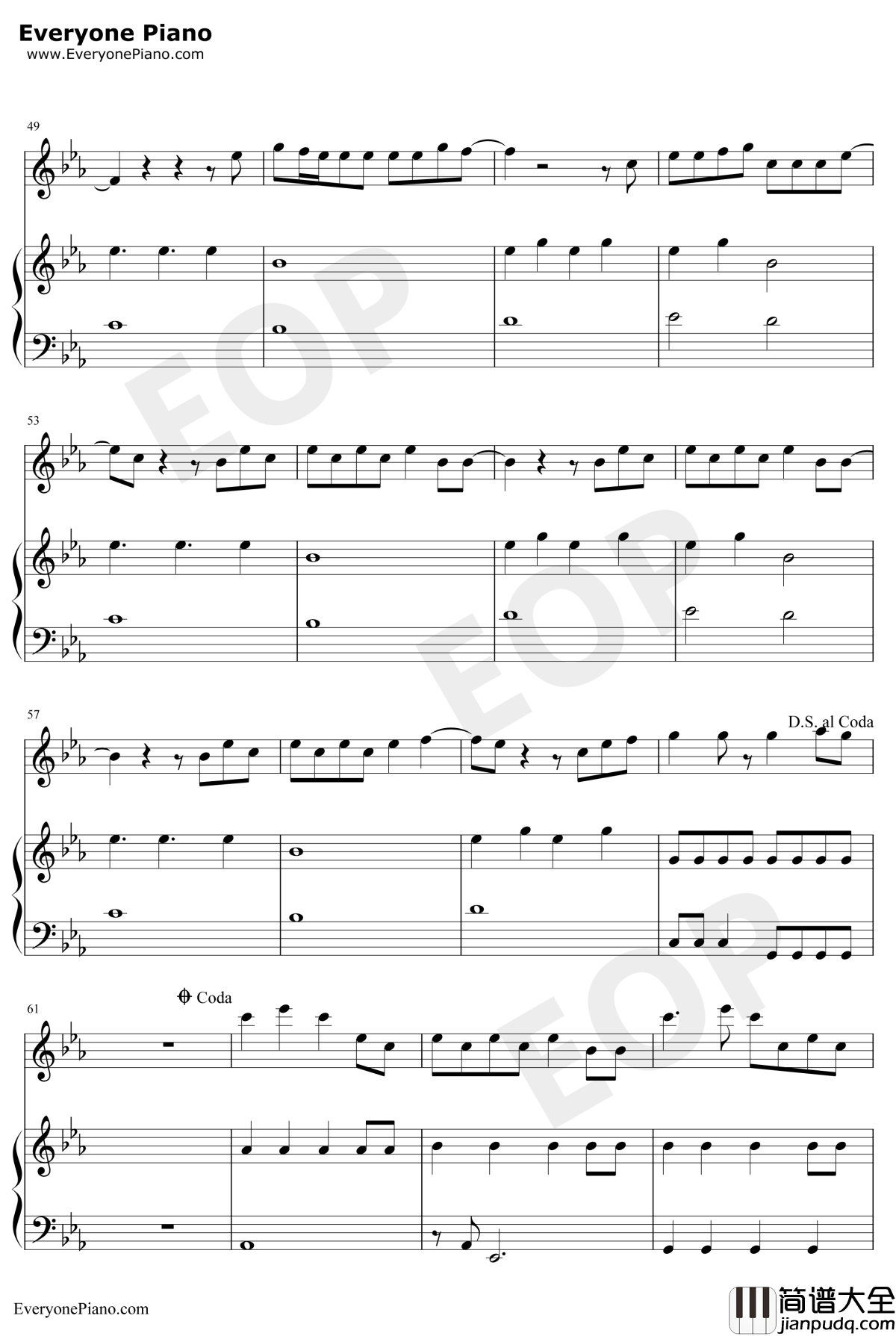 Who_Do_You_Love钢琴谱_The_Chainsmokers/5_Seconds_of_Summer