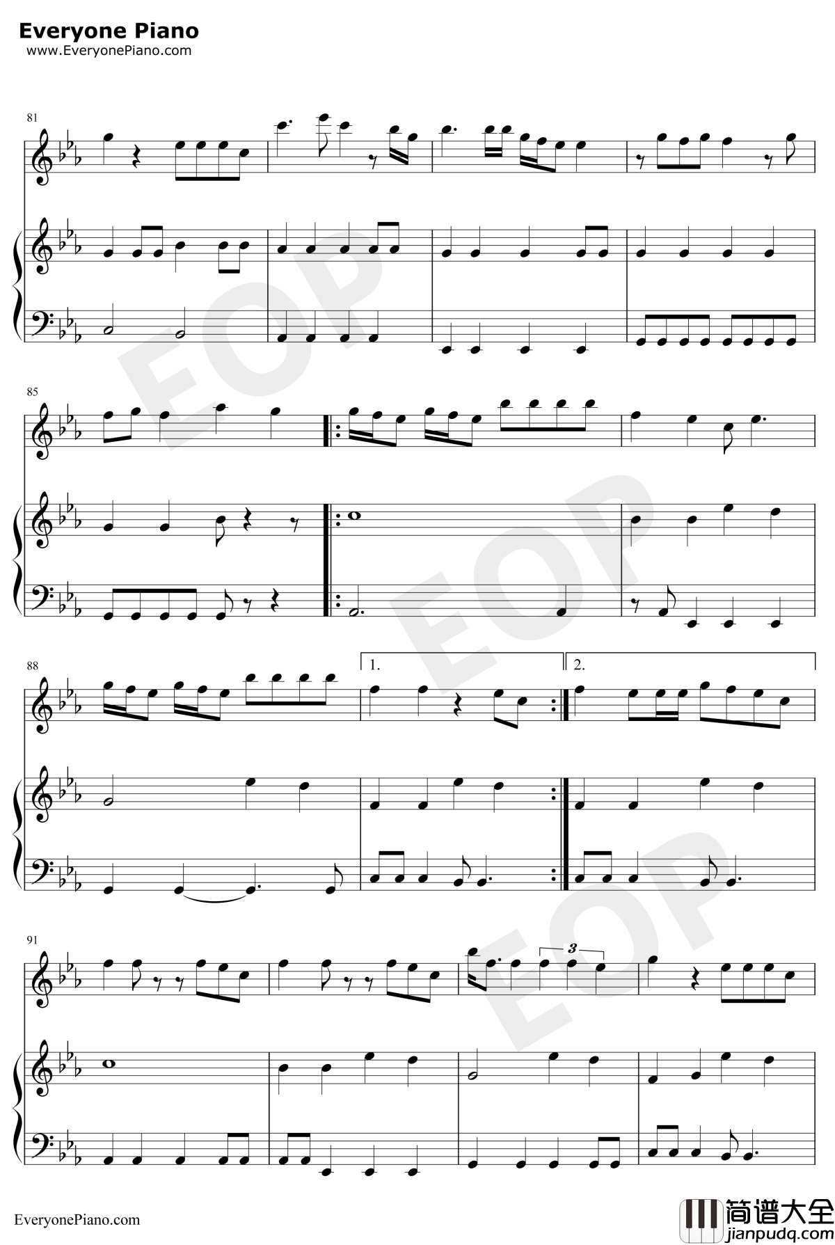 Who_Do_You_Love钢琴谱_The_Chainsmokers/5_Seconds_of_Summer